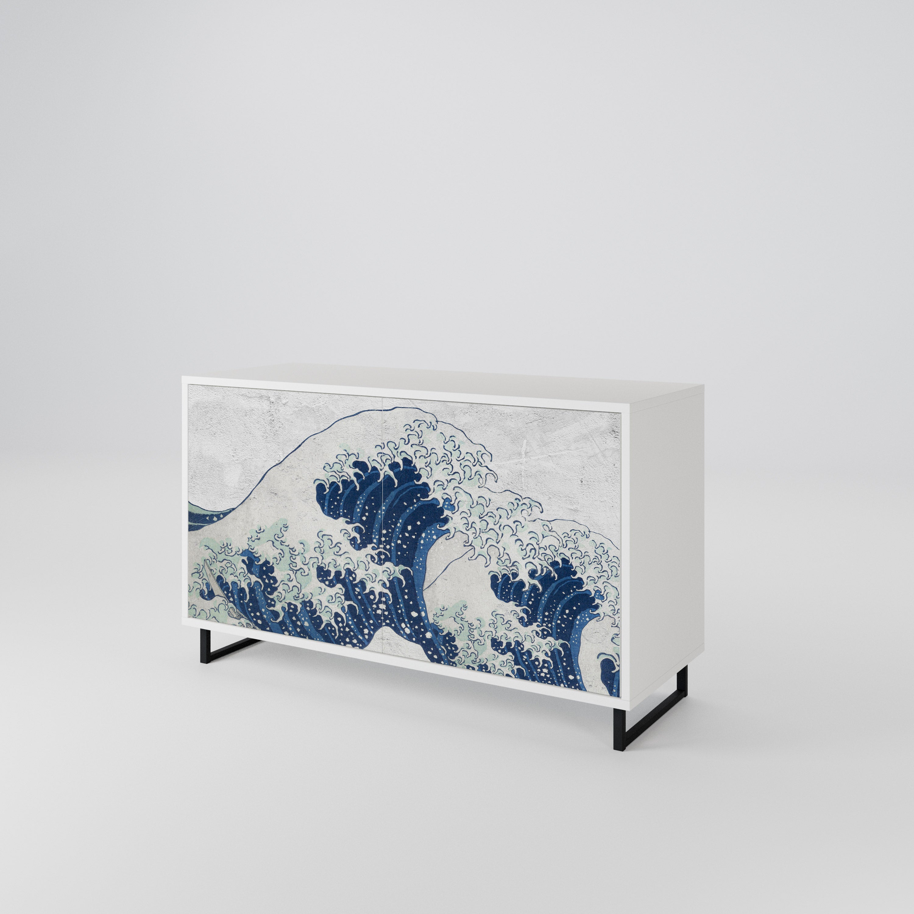 THE GREAT WAVE AT KANAGAWA Dvoudveřová komoda