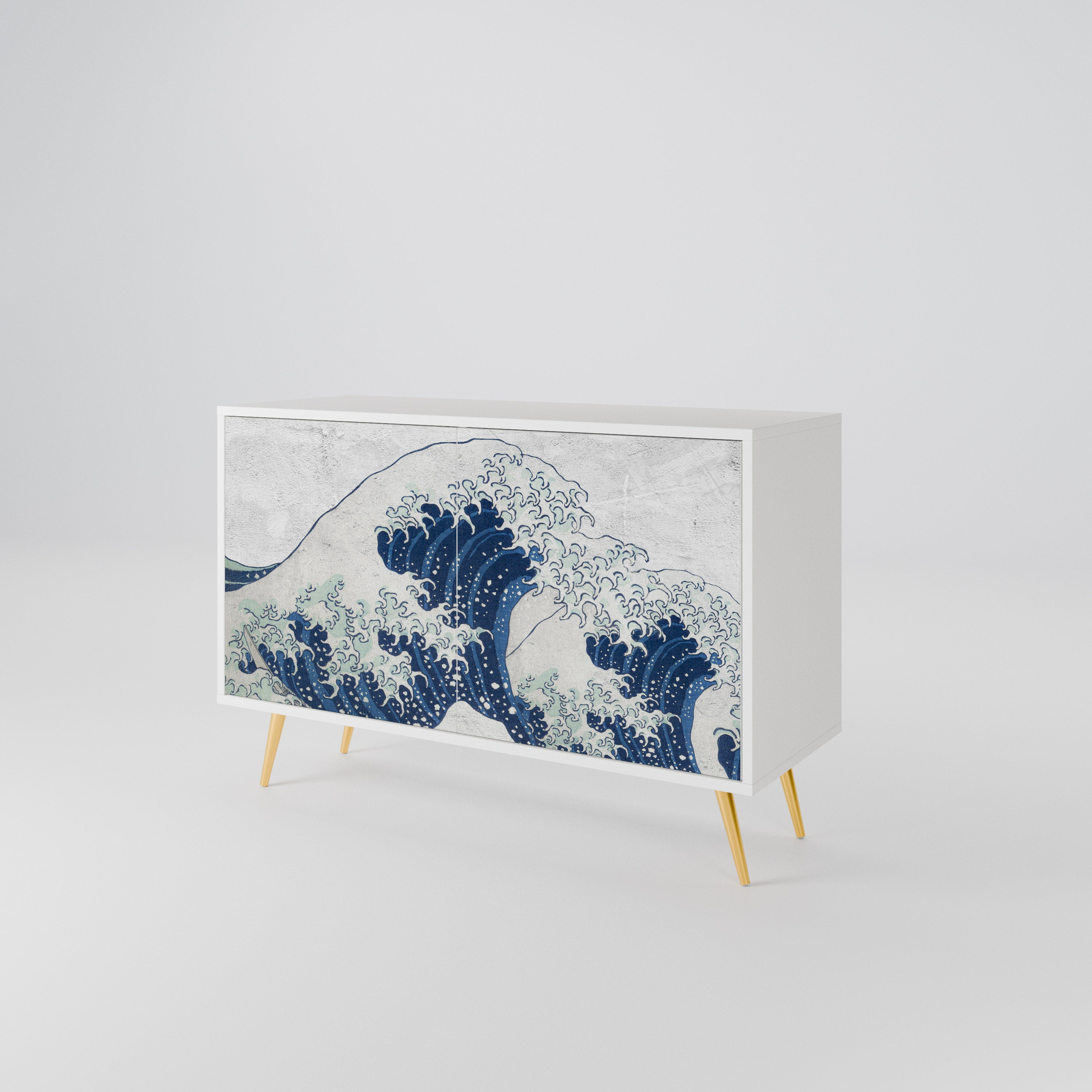 THE GREAT WAVE AT KANAGAWA Dvoudveřová komoda