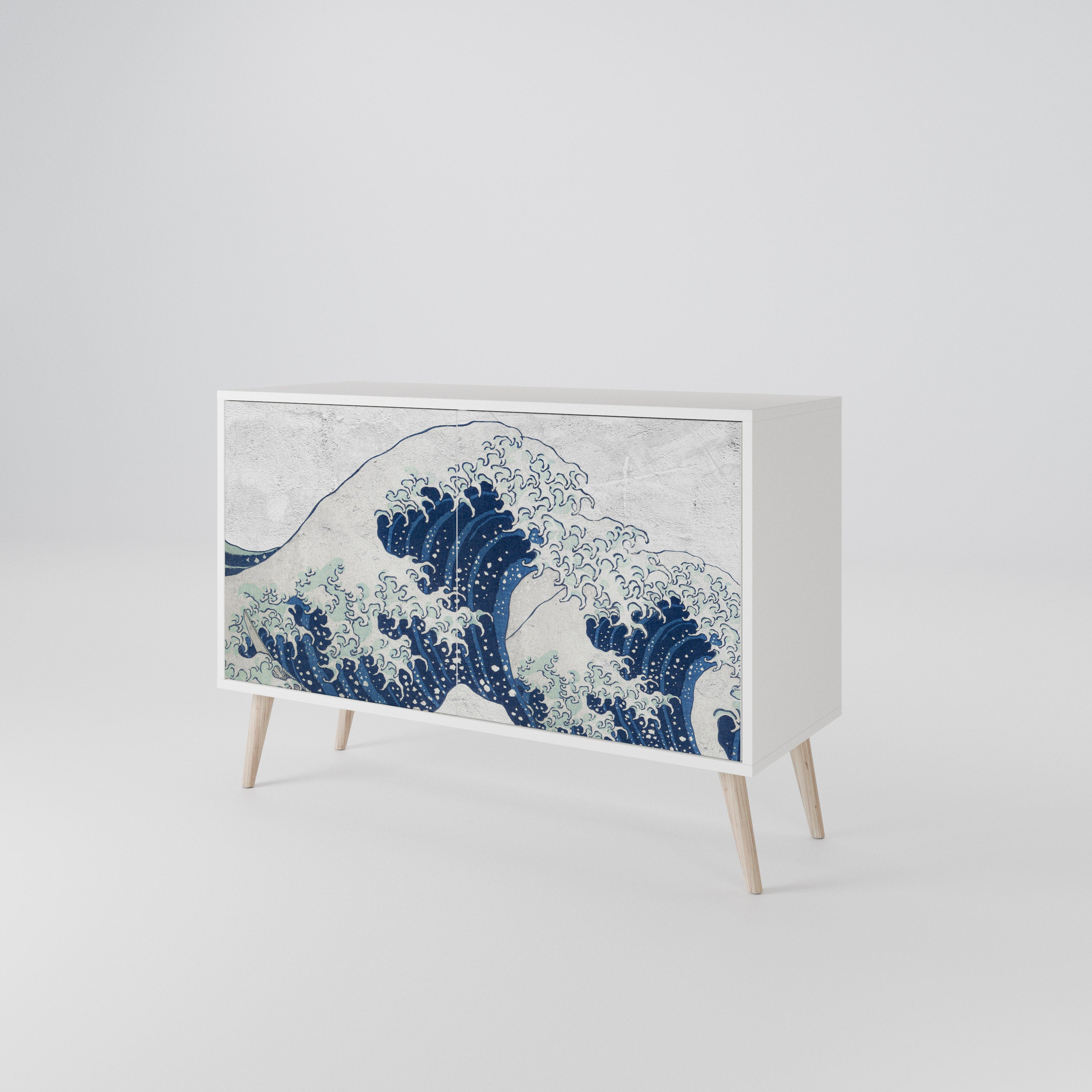 THE GREAT WAVE AT KANAGAWA Dvoudveřová komoda