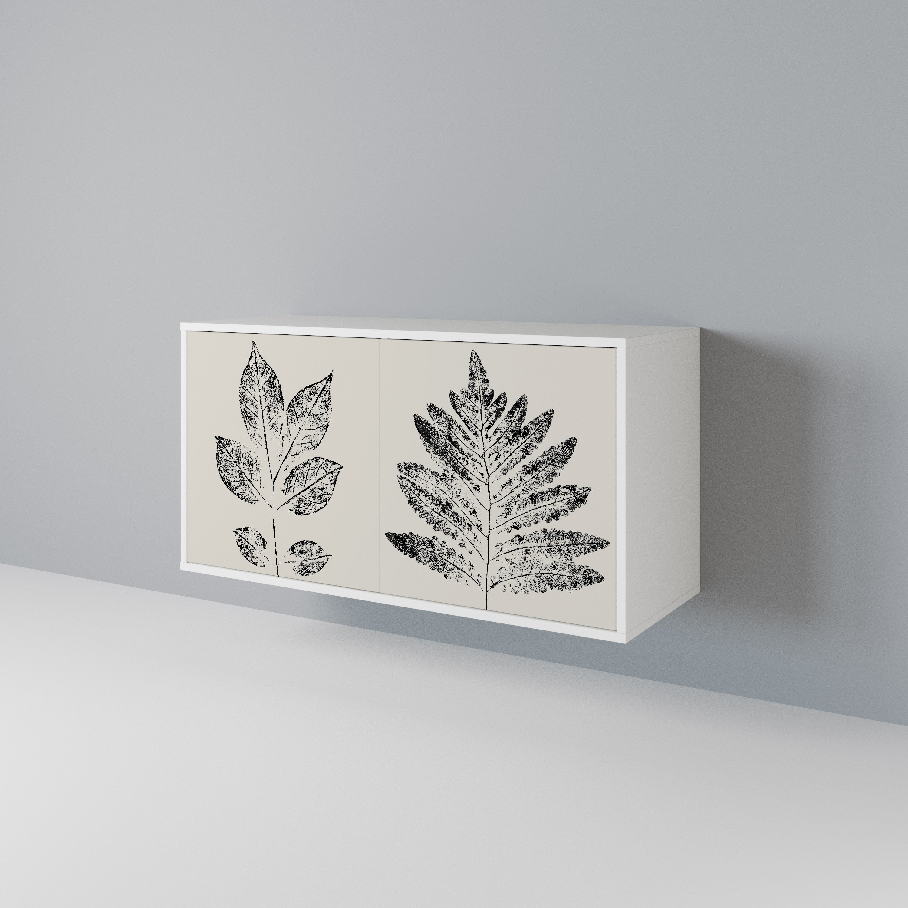 LEAFY STAMPS Dvoudveřová komoda