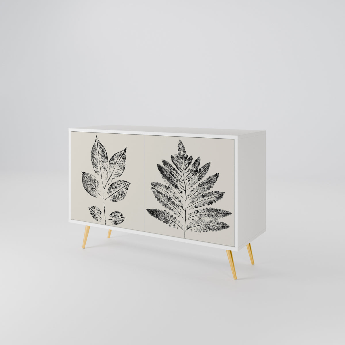 LEAFY STAMPS Dvoudveřová komoda