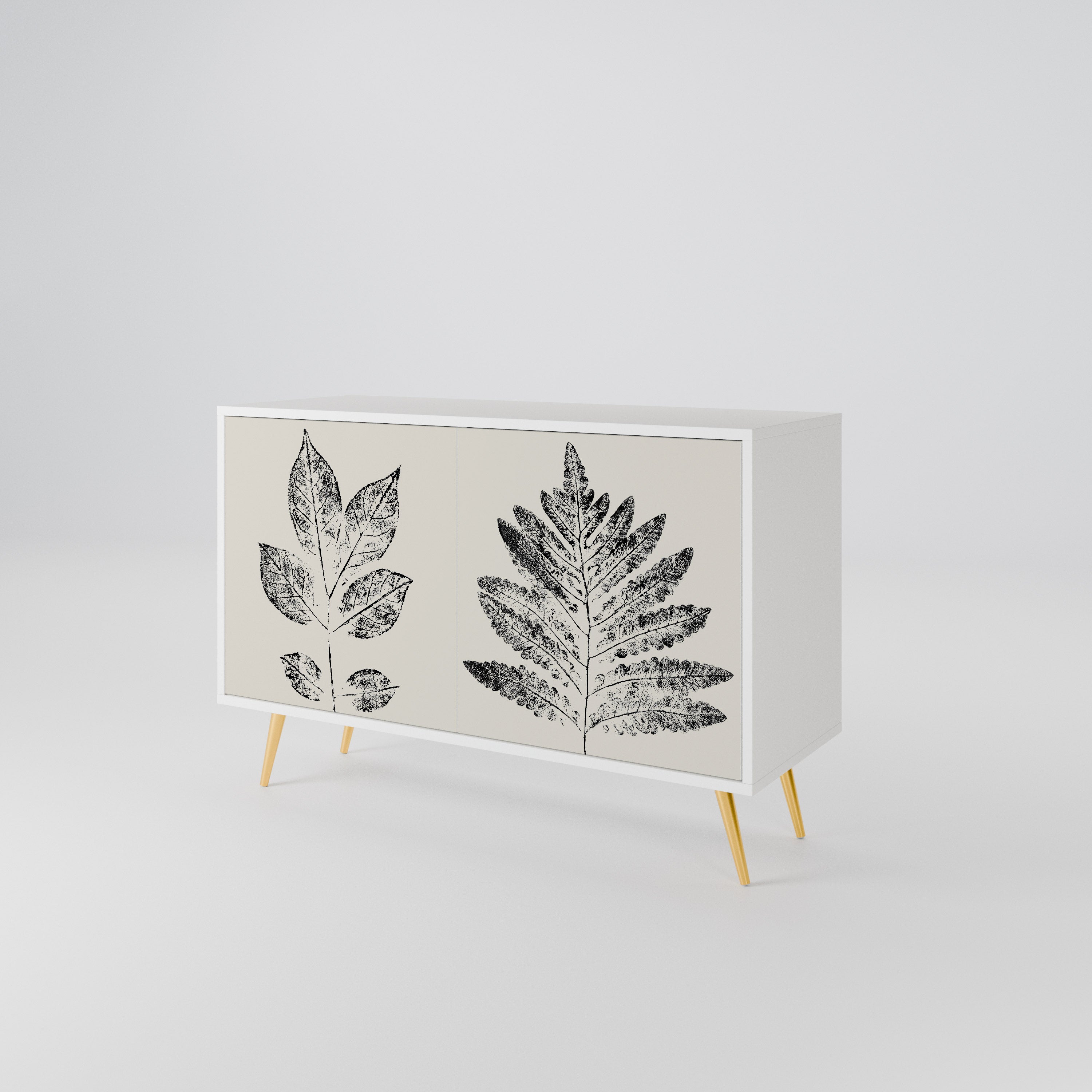 LEAFY STAMPS Dvoudveřová komoda
