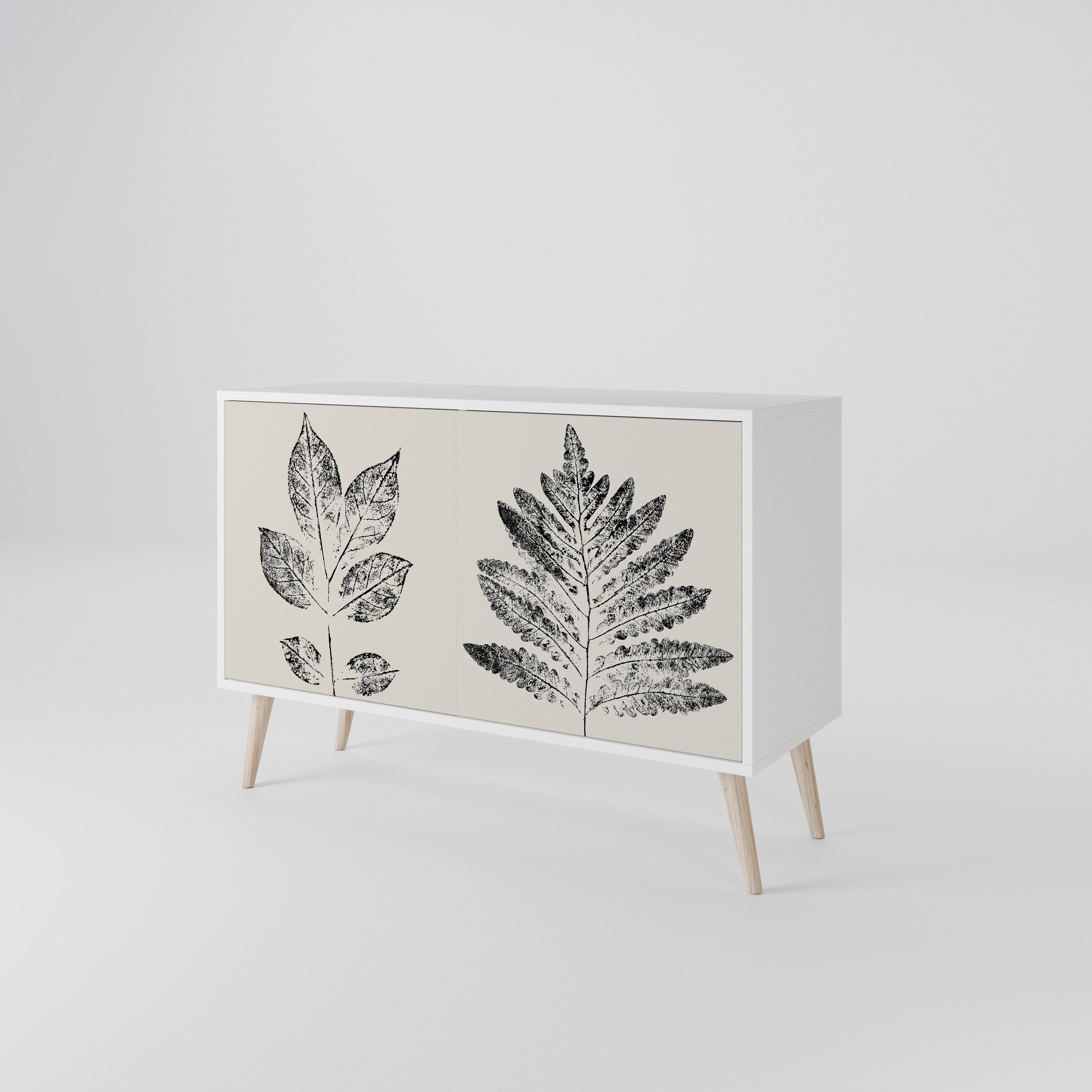 LEAFY STAMPS Dvoudveřová komoda