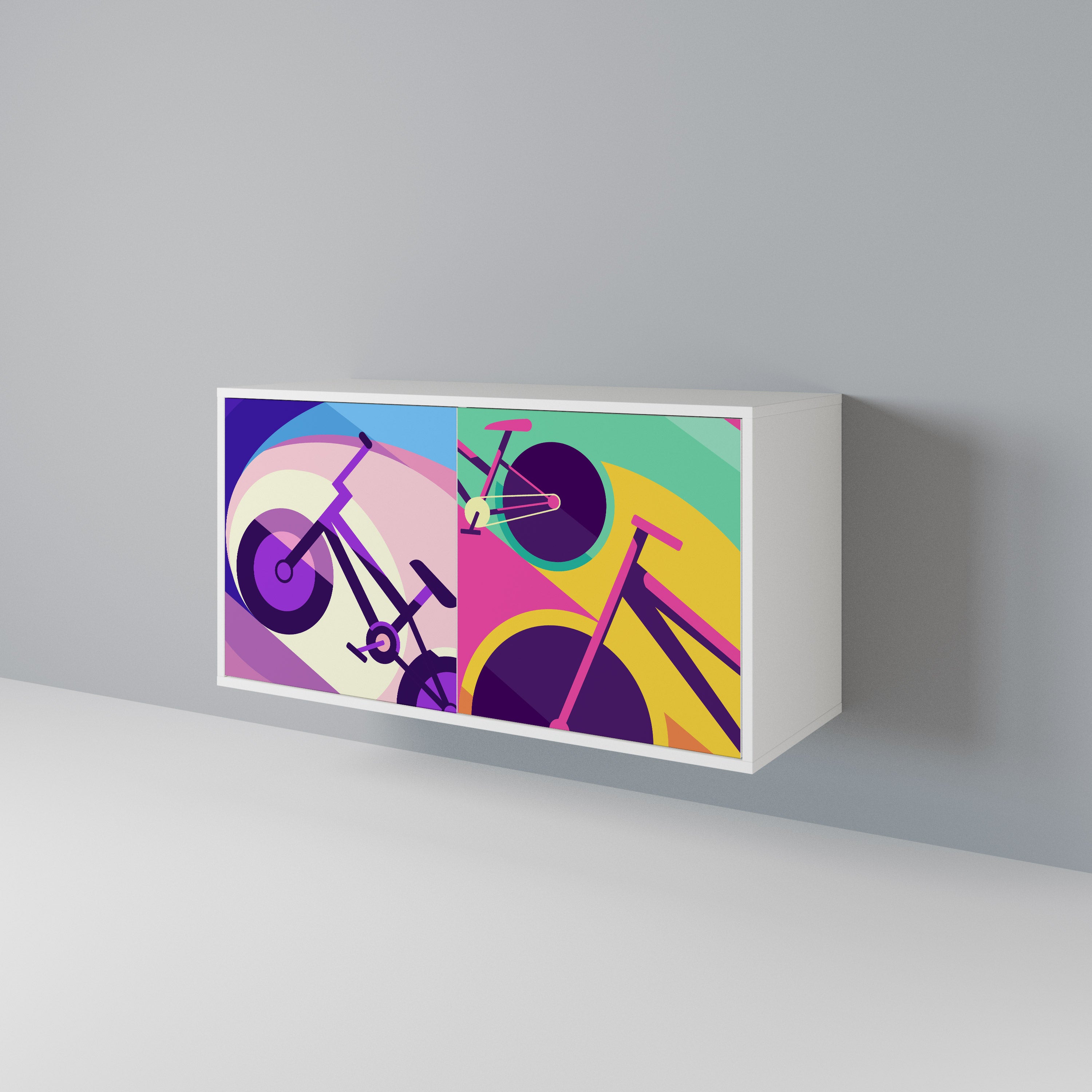 BIKE DREAMS Dvoudveřová komoda