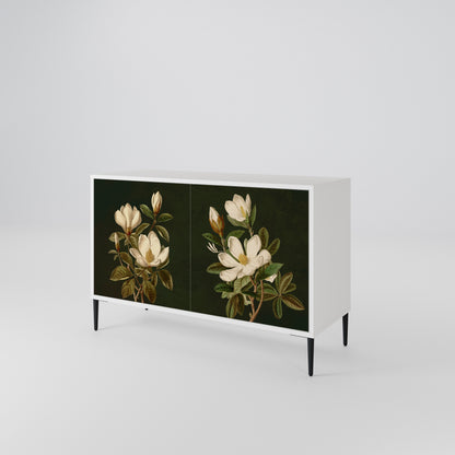FLORAL NOIR Dvoudveřová komoda