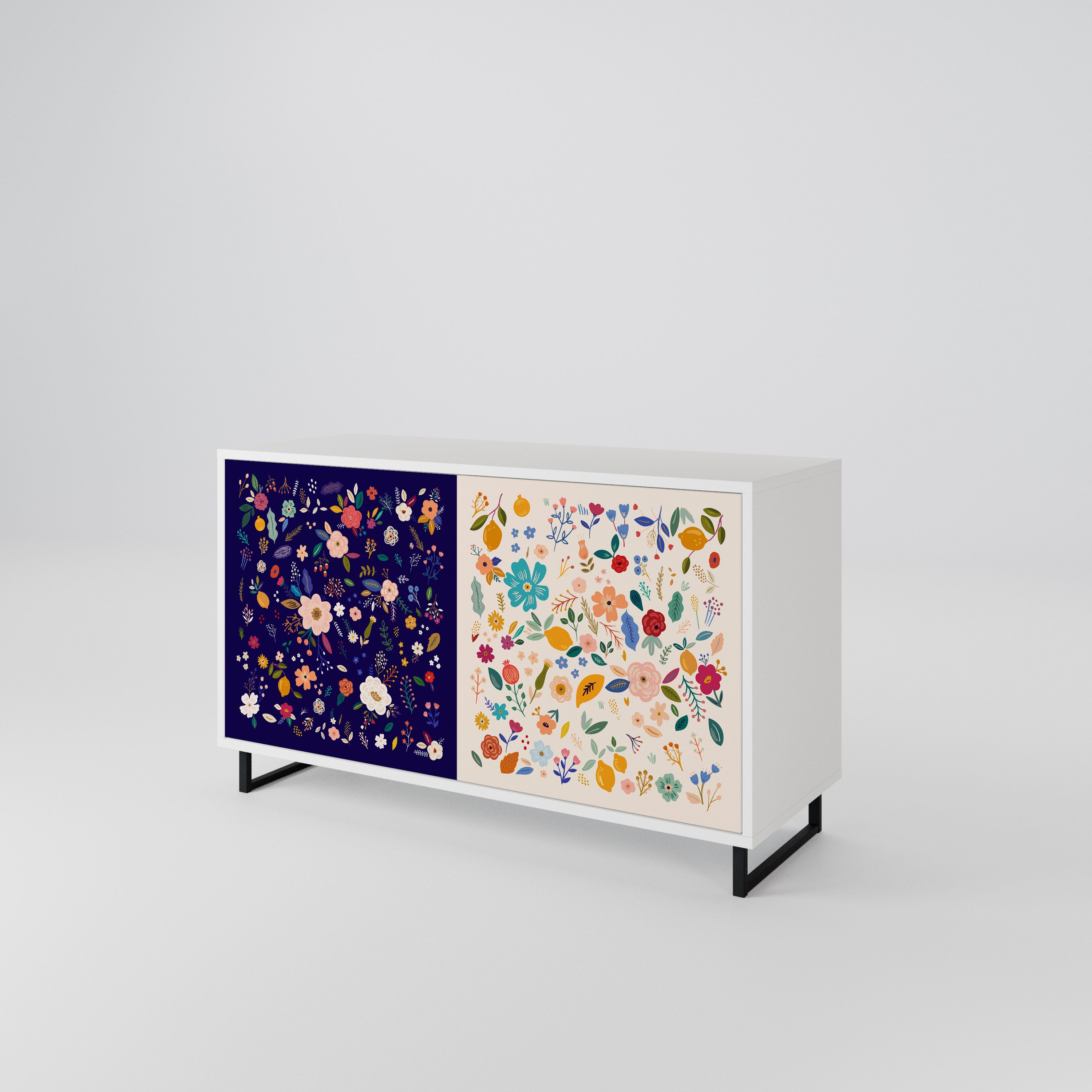 FLORAL COMBINATION Dvoudveřová komoda