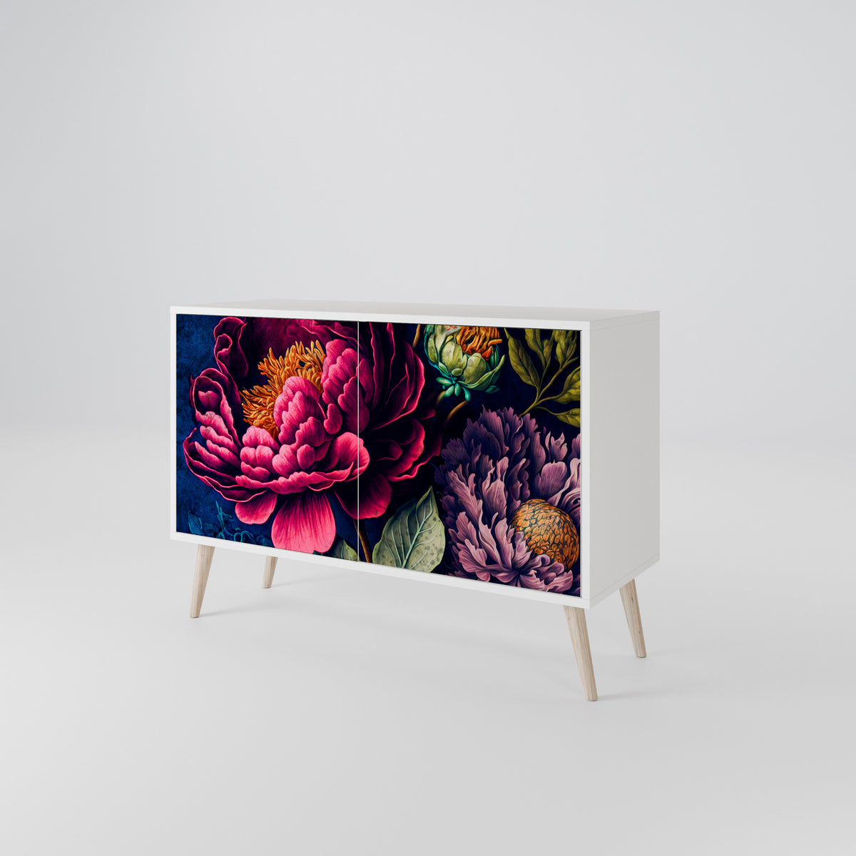 BLOOMING ELEGANCE Dvoudveřová komoda
