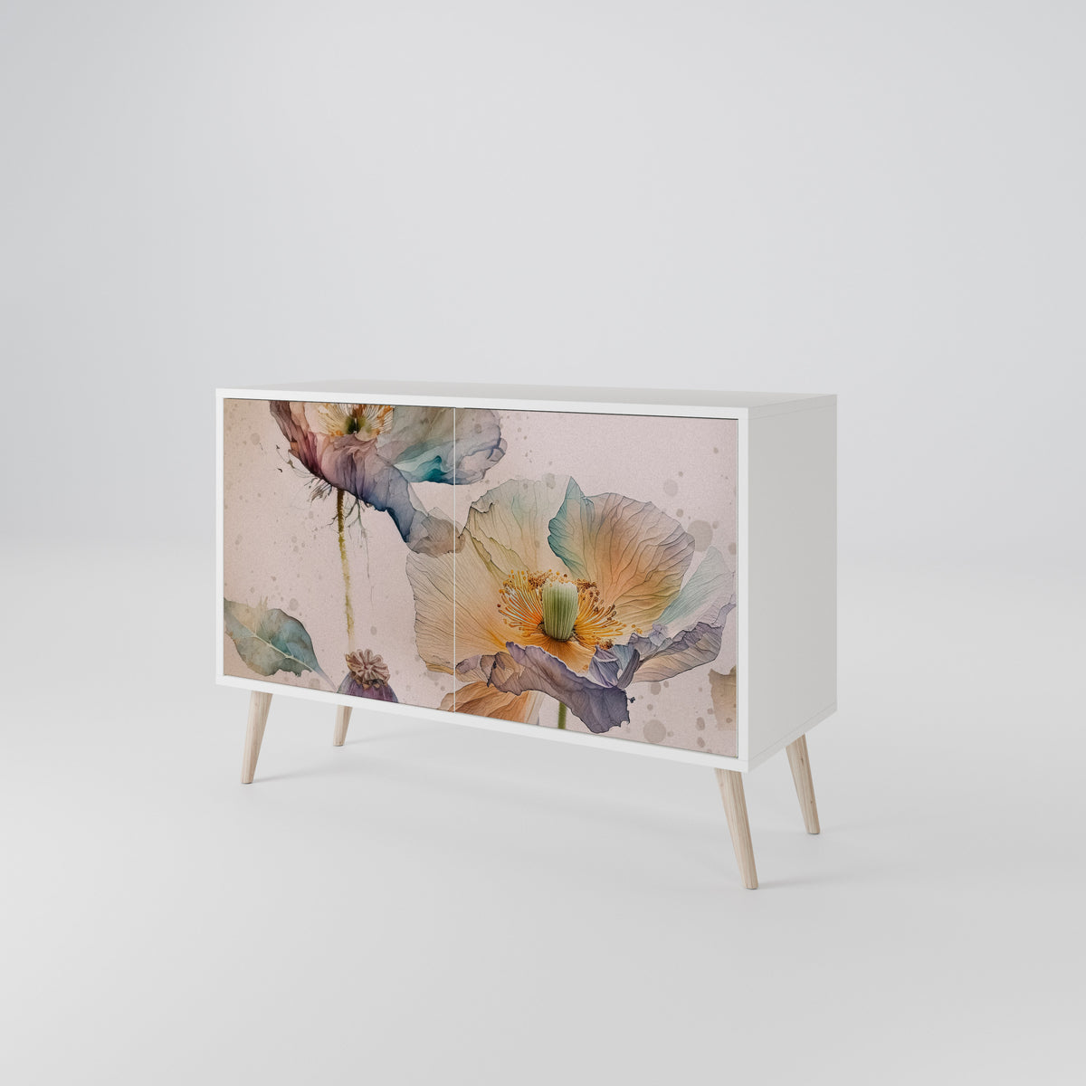 SOFTEN POPPY Dvoudveřová komoda