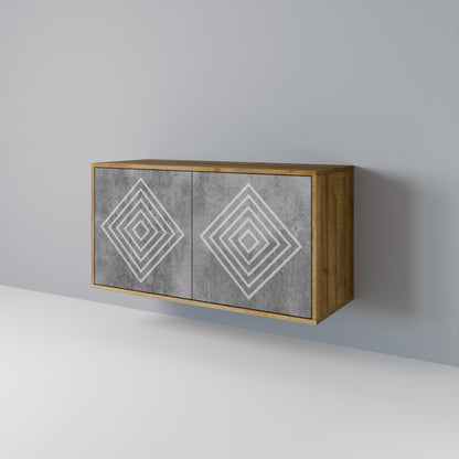 POLYGONAL ARTISTRY Dvoudveřová komoda