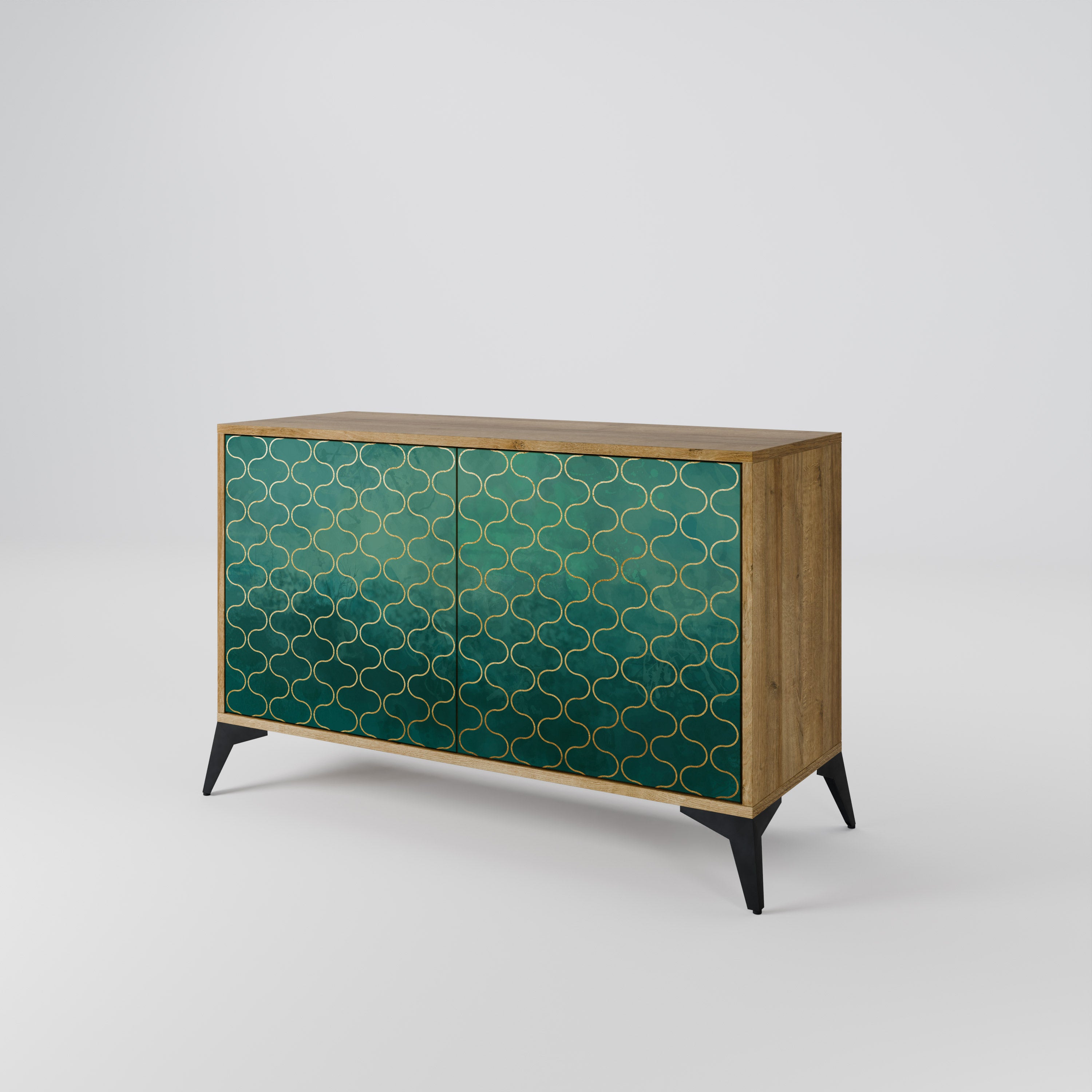 TESSELATED GREENERY 2-Door Sideboard