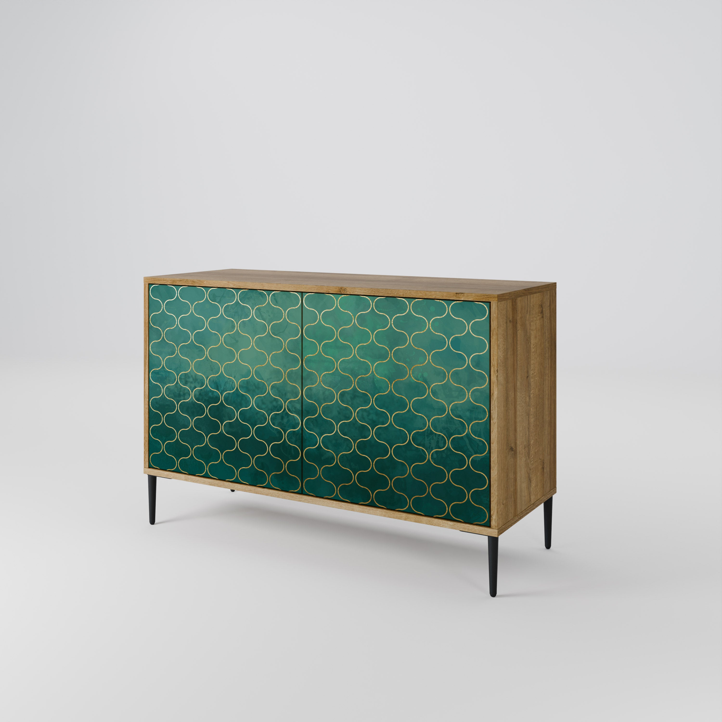 TESSELATED GREENERY 2-Door Sideboard