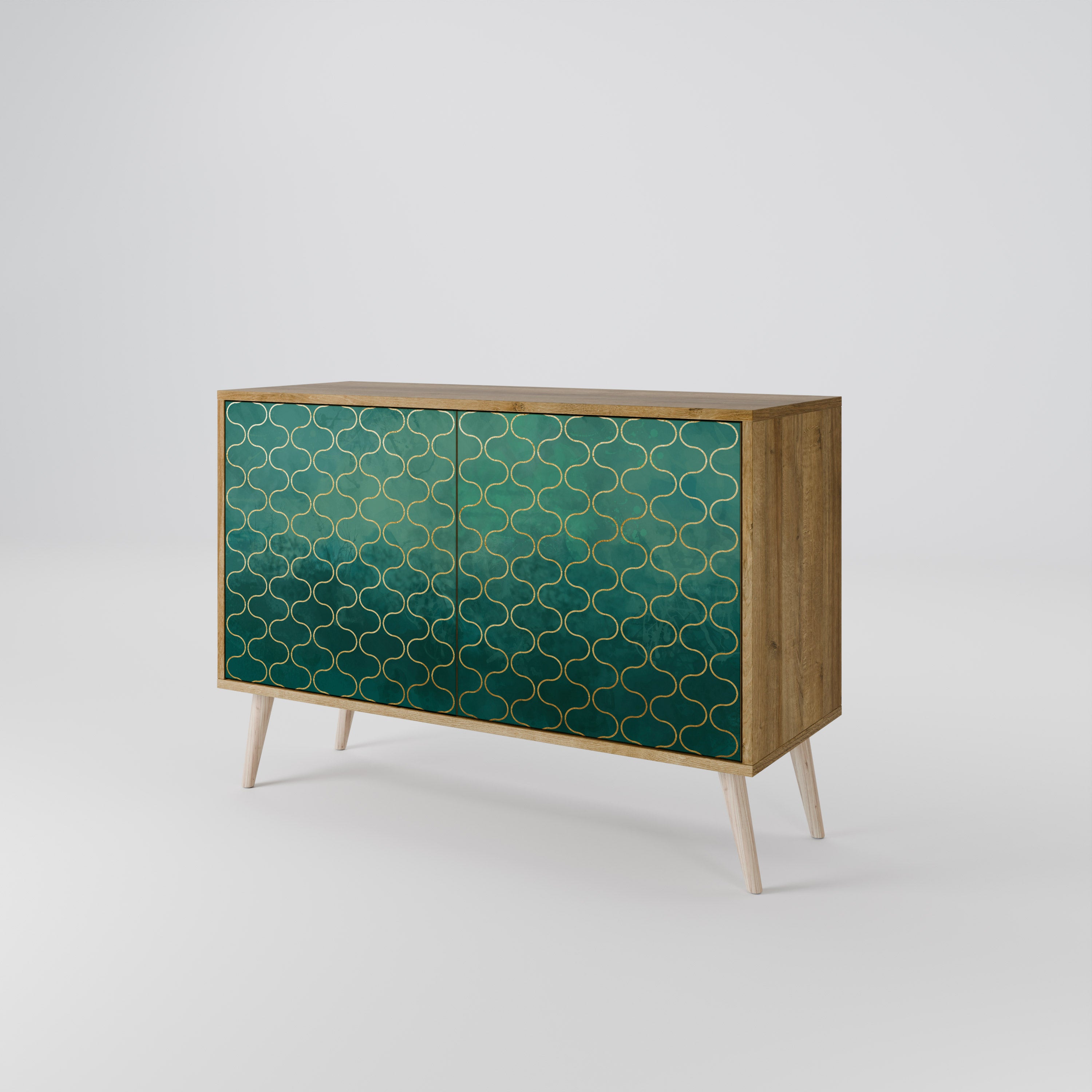 TESSELATED GREENERY 2-Door Sideboard