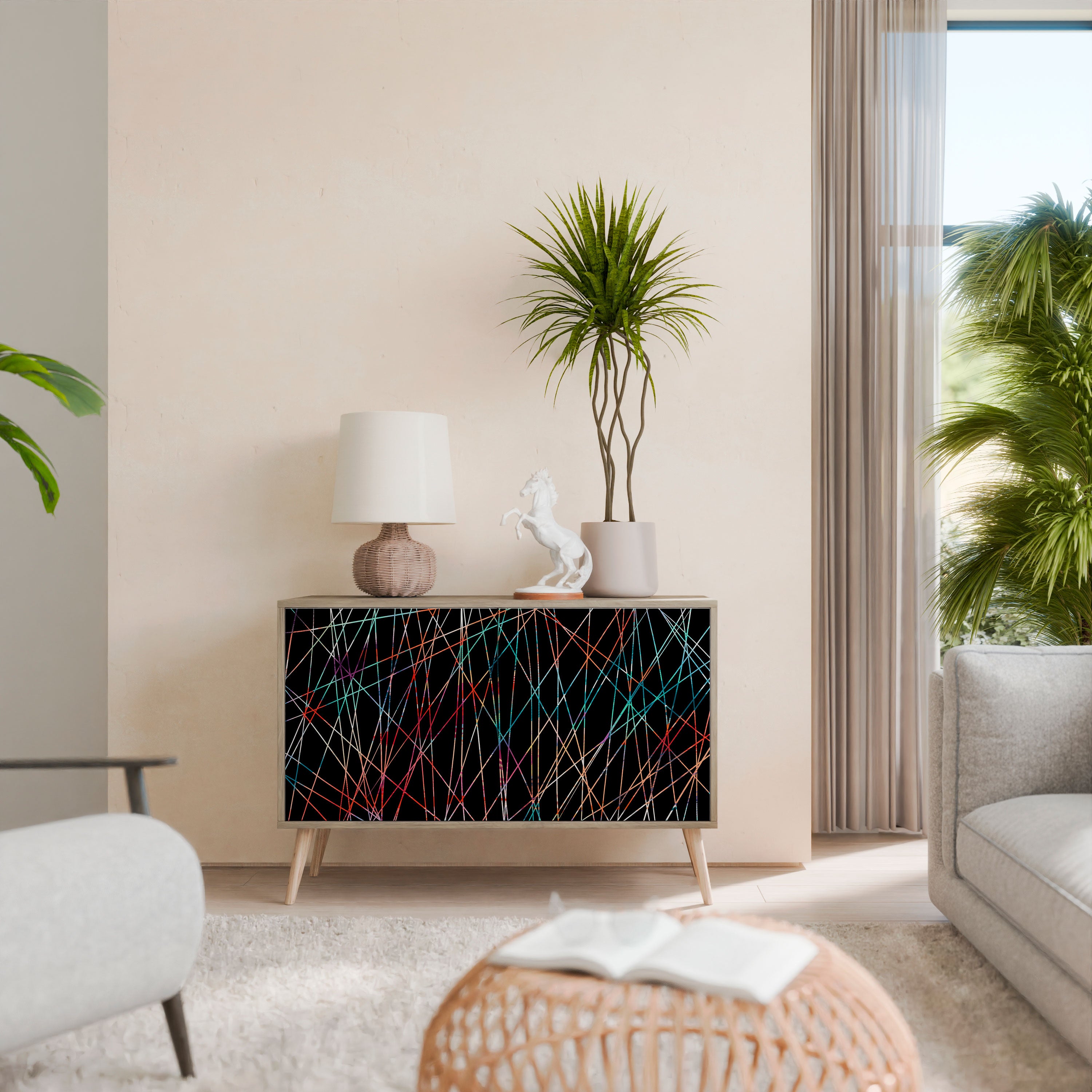 LUMINOUS SNARE 2-Door Sideboard