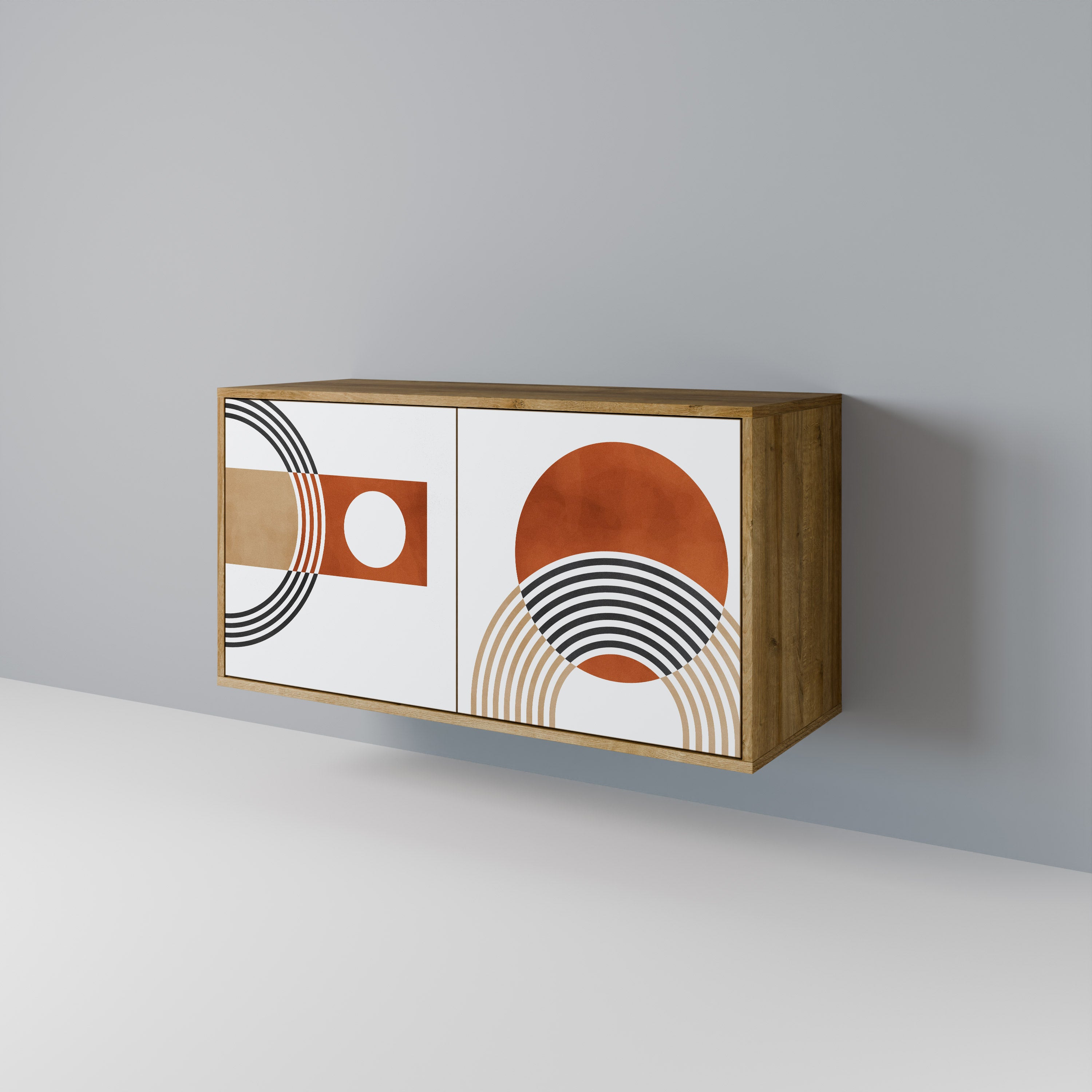CIRCLE RHYTM 2-Door Sideboard