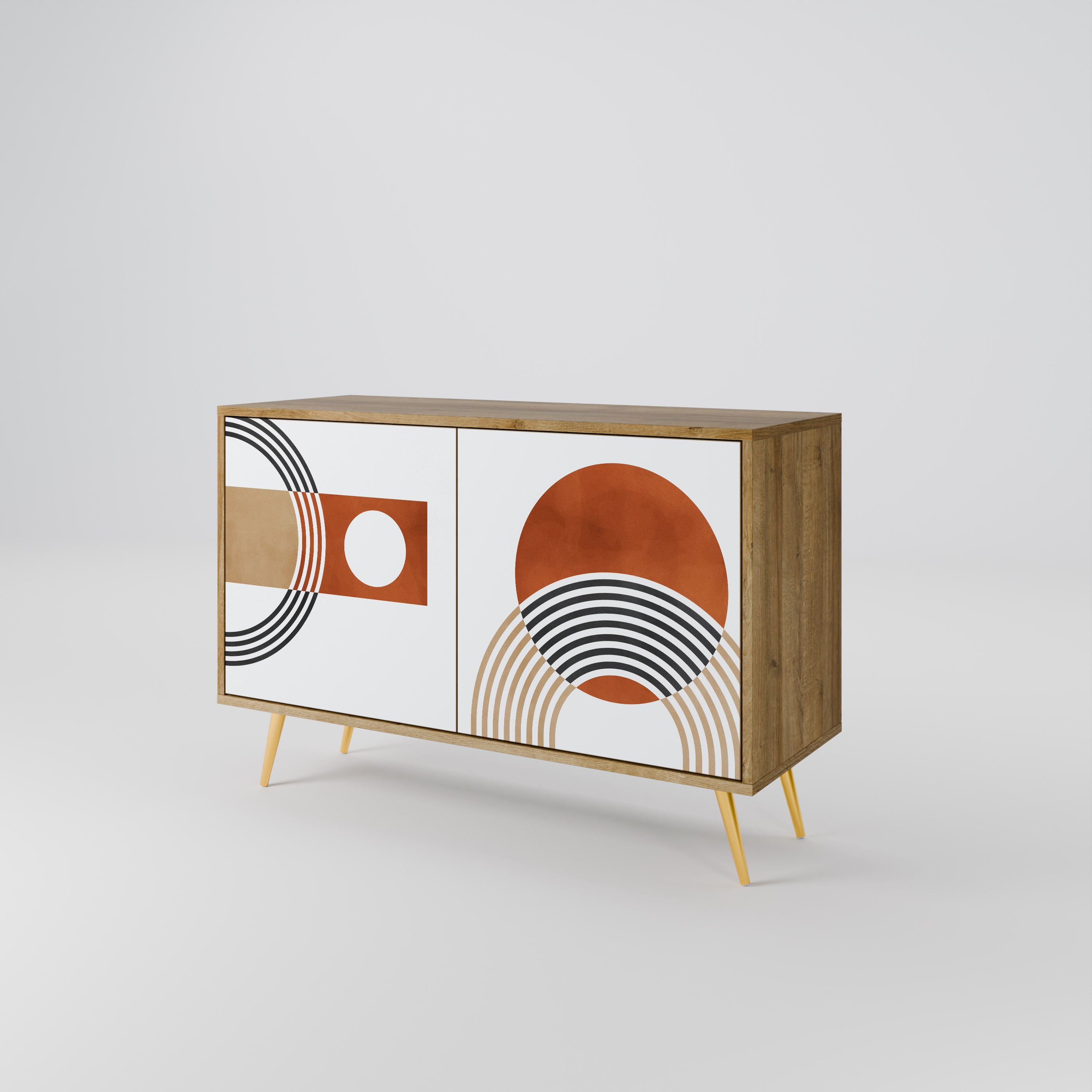 CIRCLE RHYTM 2-Door Sideboard