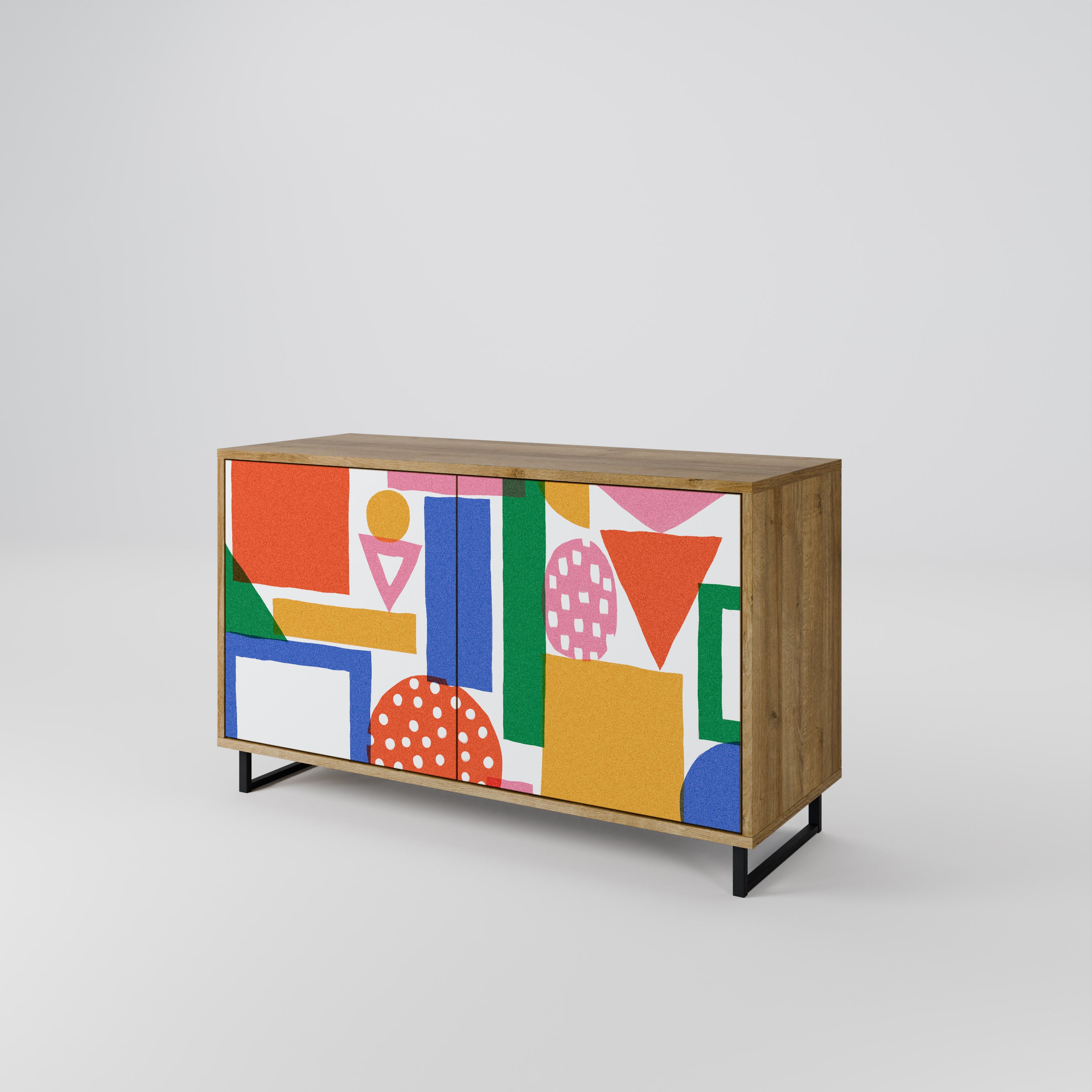 GEOMETRIC GLIMMER 2-Door Sideboard