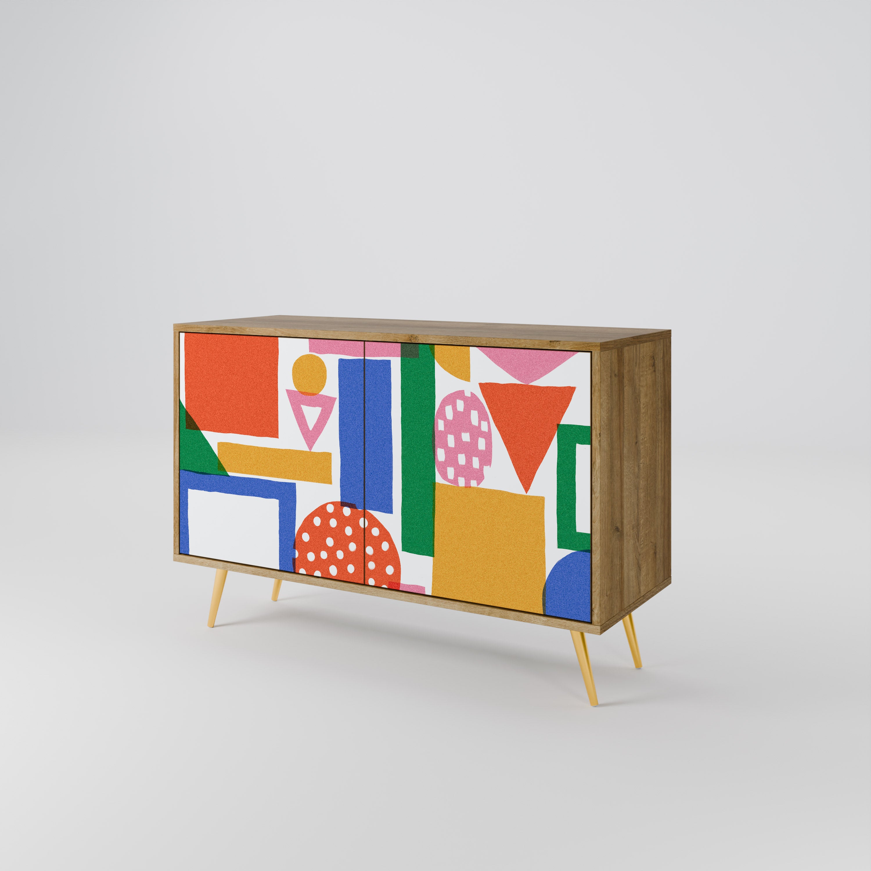 GEOMETRIC GLIMMER 2-Door Sideboard