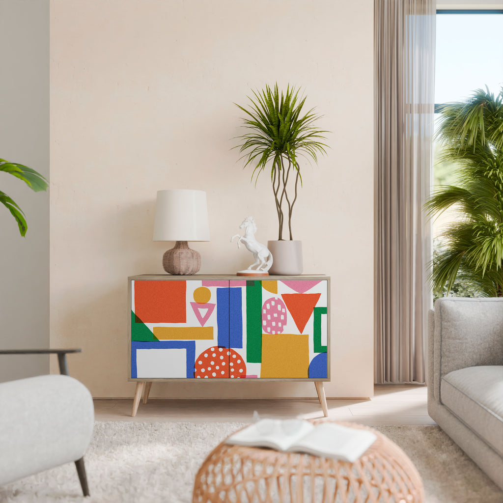 GEOMETRIC GLIMMER Dvoudveřová komoda