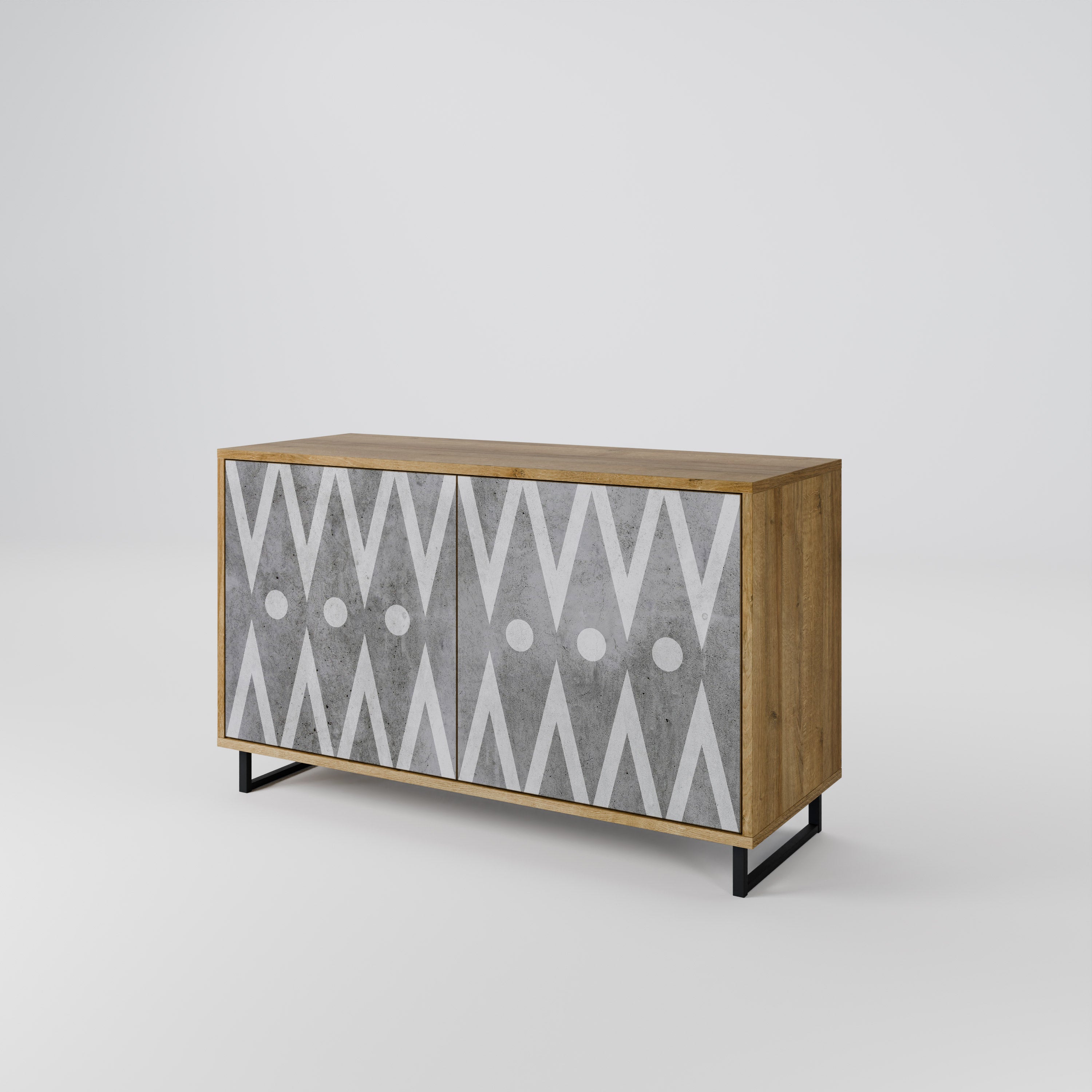 SHARP EDGES 2-Door Sideboard