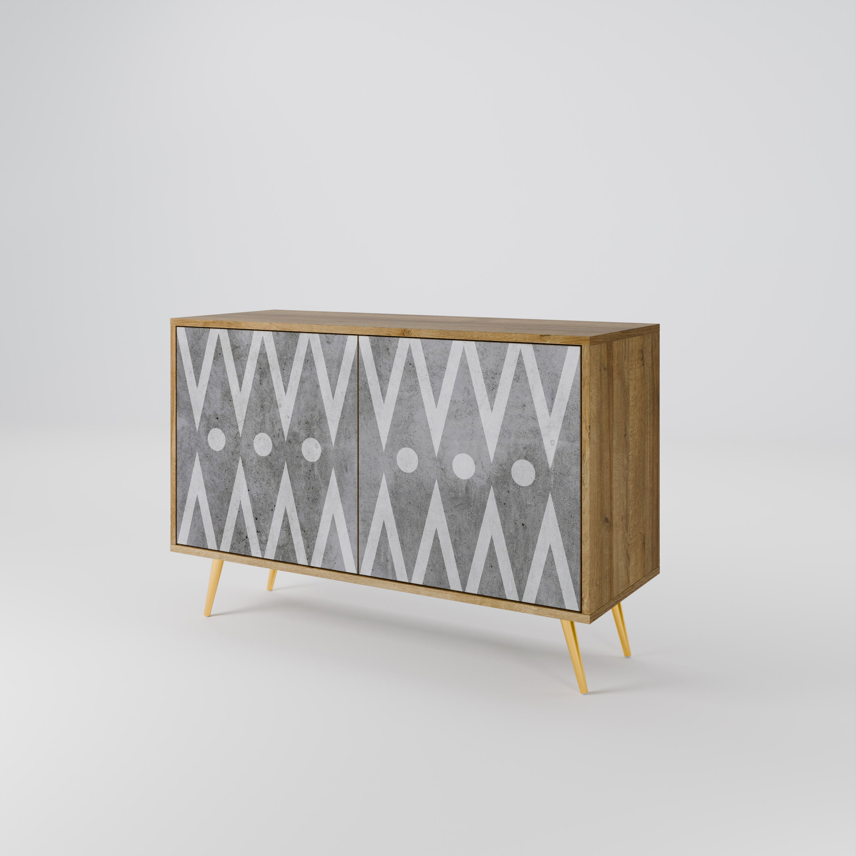 SHARP EDGES 2-Door Sideboard