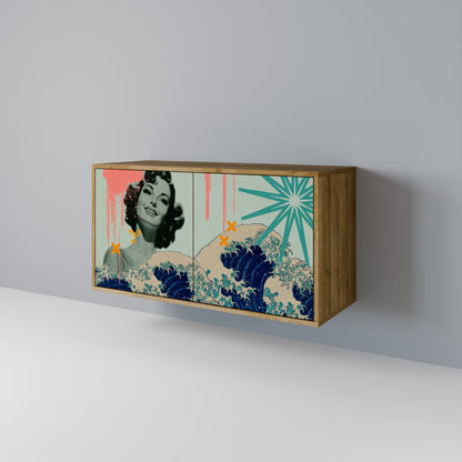 KANAGAWA BEAUTY Dvoudveřová komoda