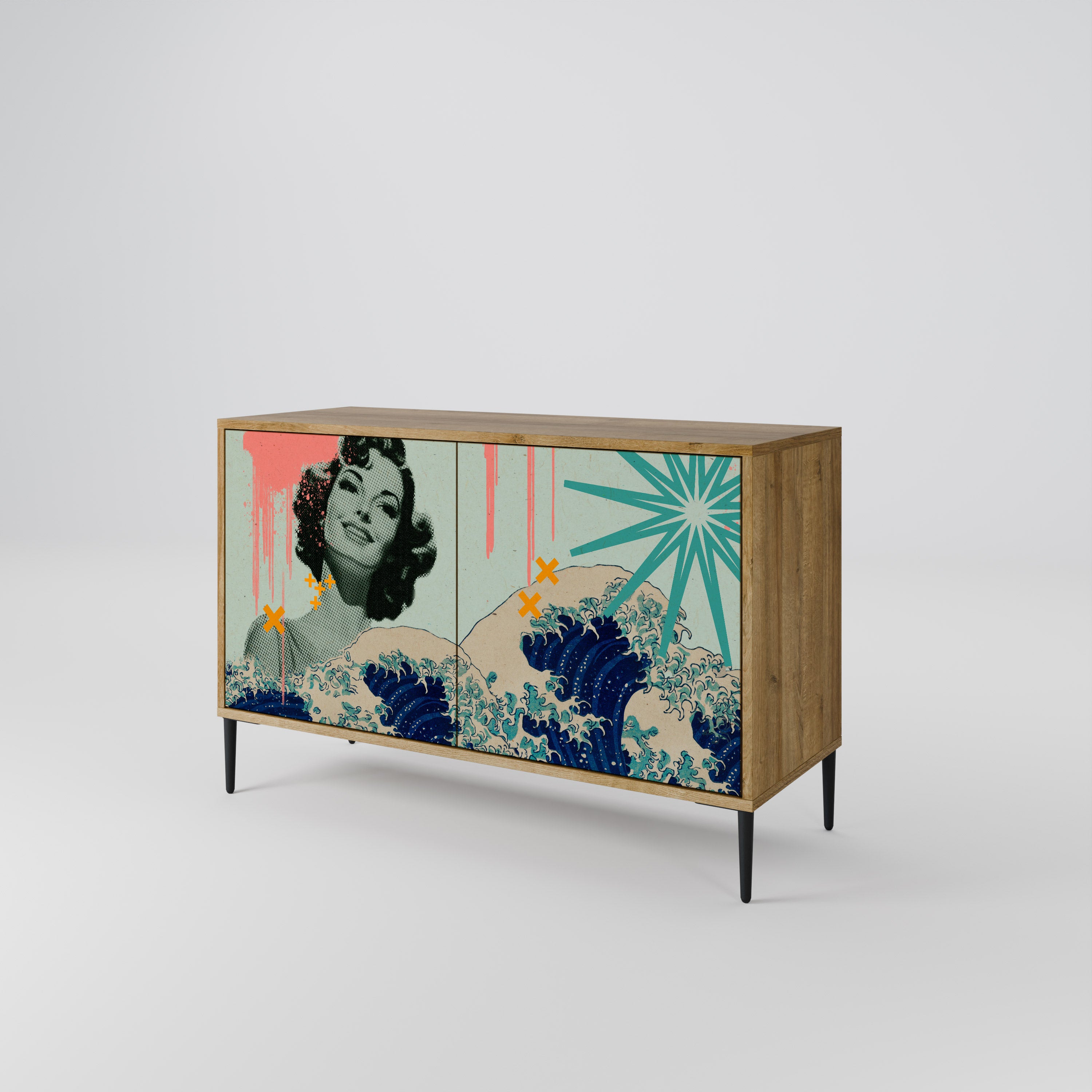 KANAGAWA BEAUTY 2-Door Sideboard