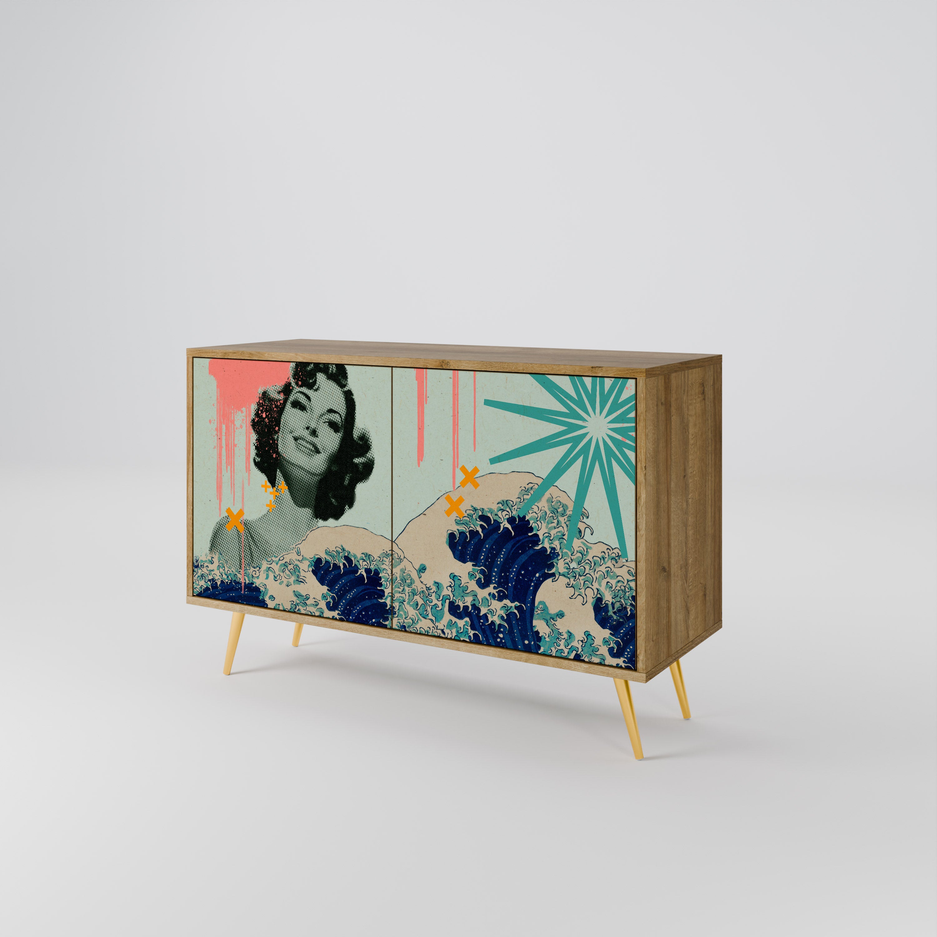 KANAGAWA BEAUTY 2-Door Sideboard