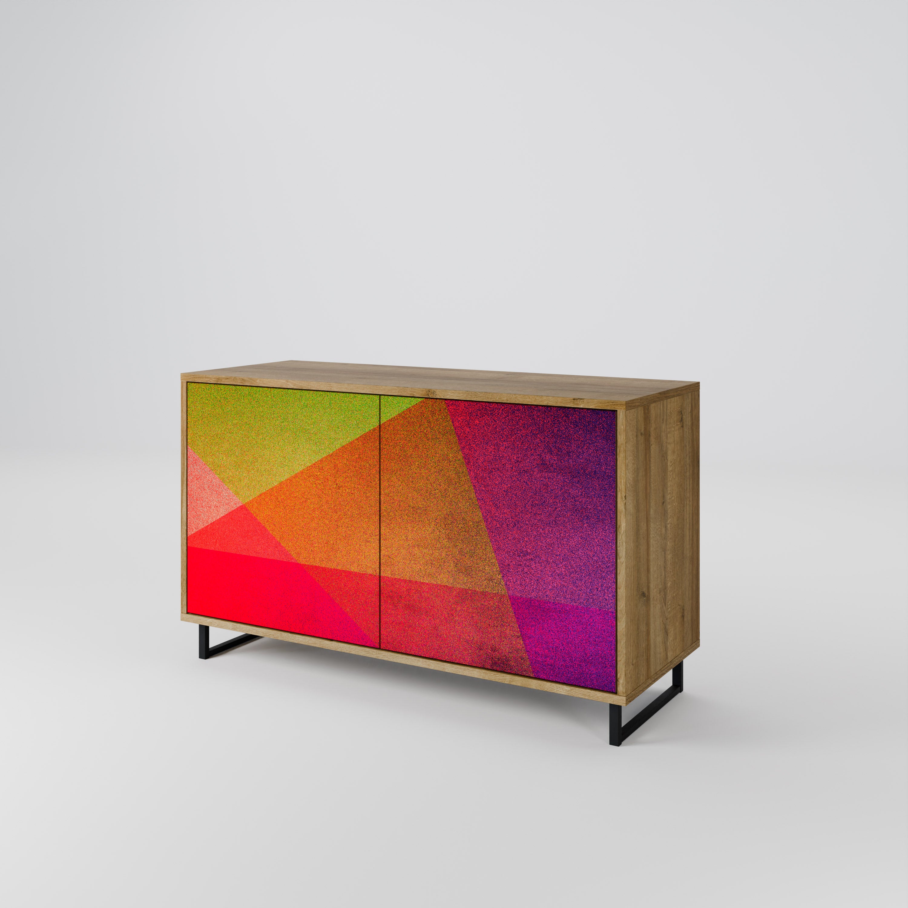 VIVID GEOMETRY 2-Door Sideboard