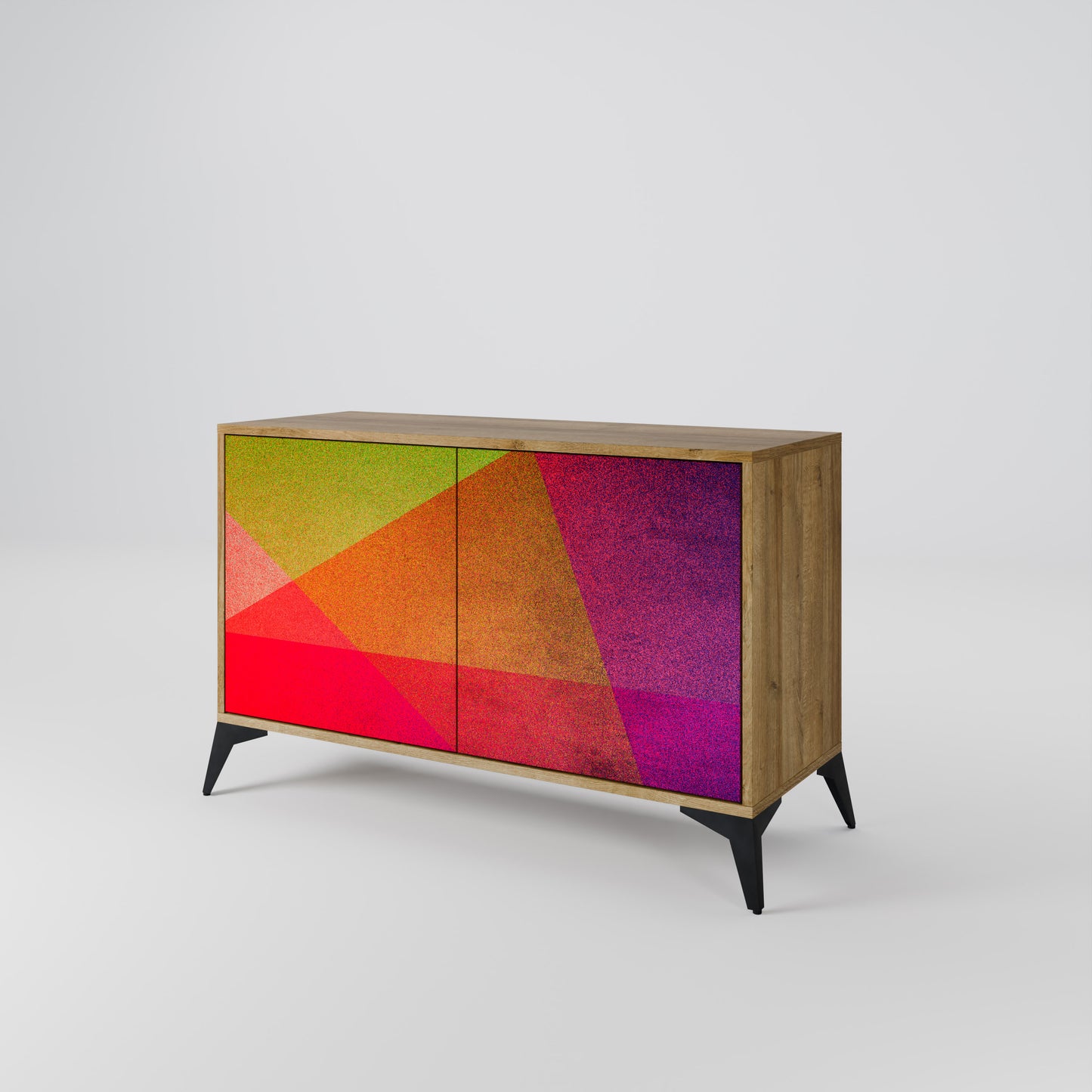 VIVID GEOMETRY Dvoudveřová komoda