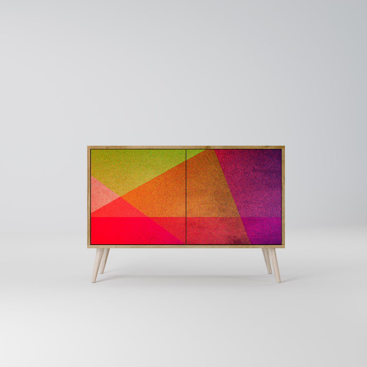 VIVID GEOMETRY Dvoudveřová komoda