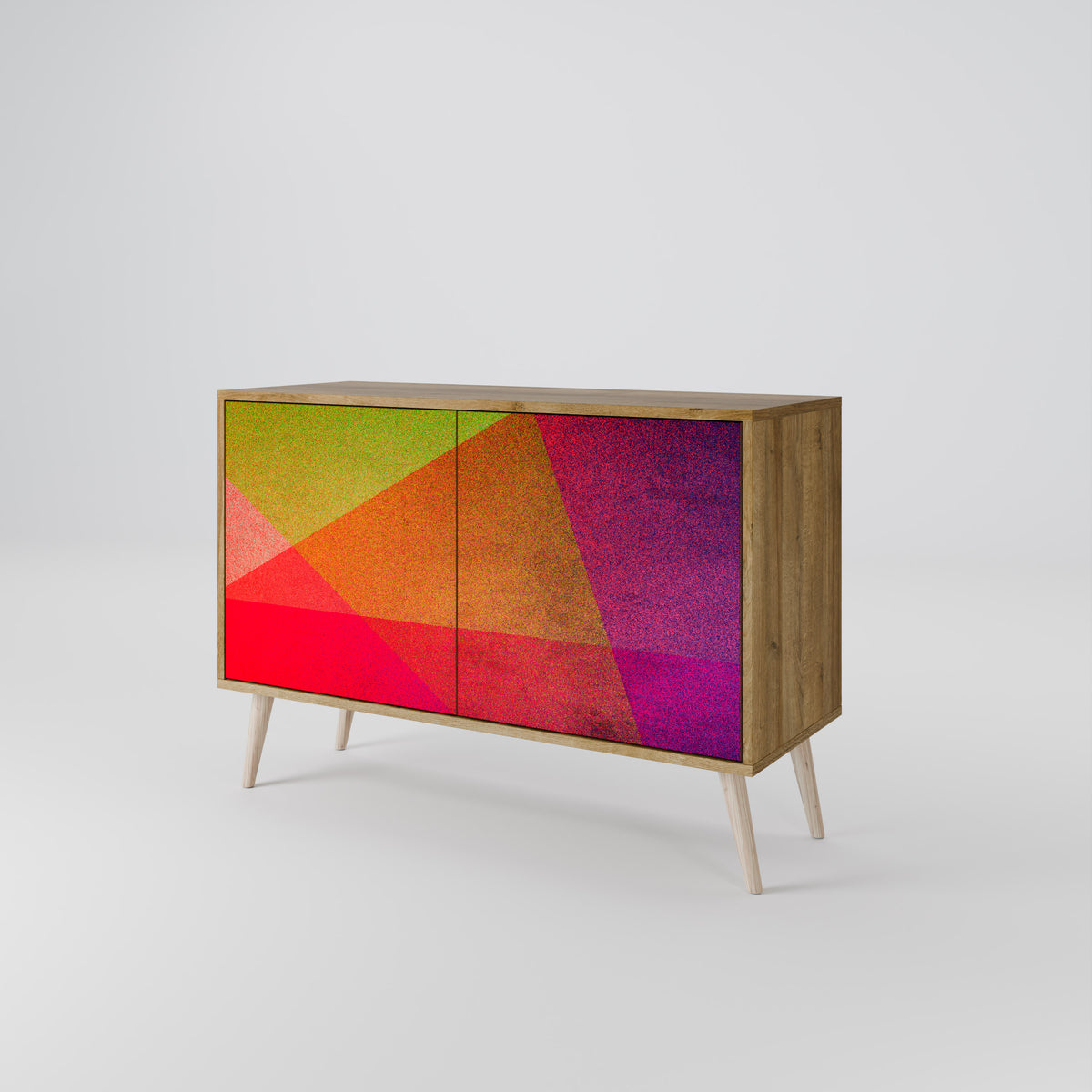 VIVID GEOMETRY Dvoudveřová komoda