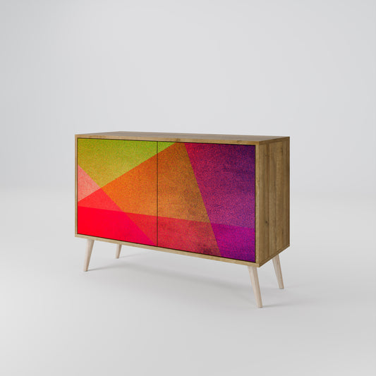 VIVID GEOMETRY Dvoudveřová komoda