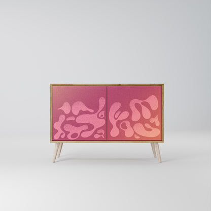 IRREGULAR PINK Dvoudveřová komoda