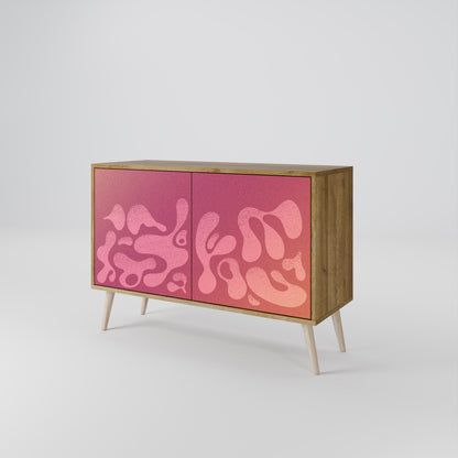 IRREGULAR PINK Dvoudveřová komoda
