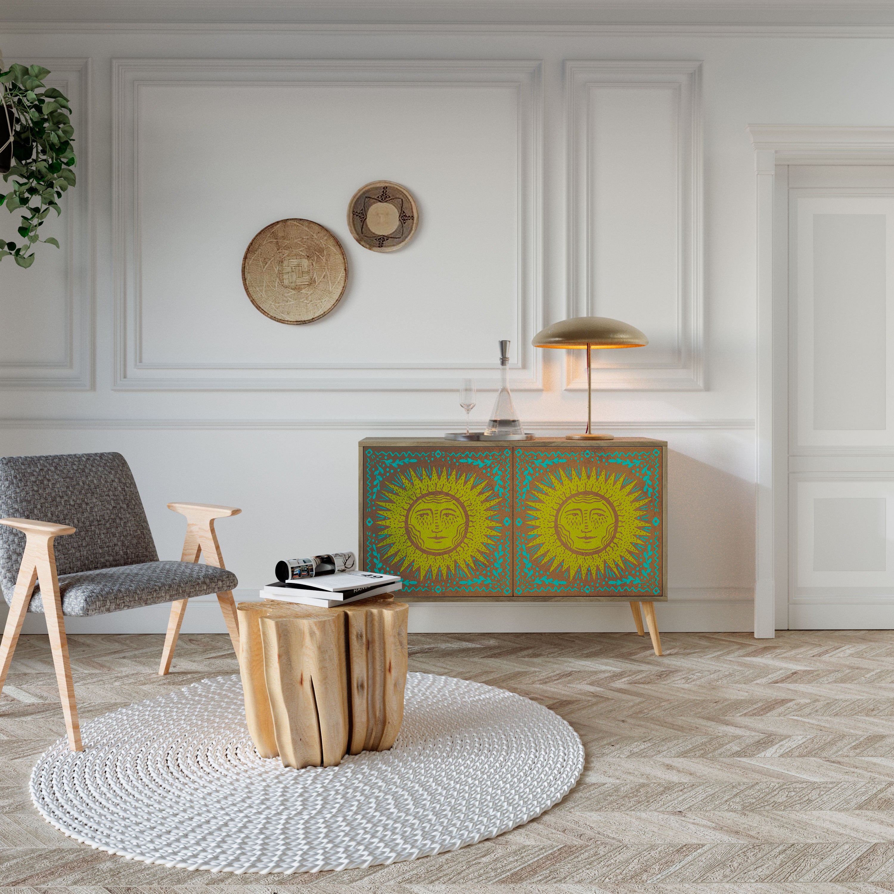 SUNSHINE EULOGY 2-Door Sideboard