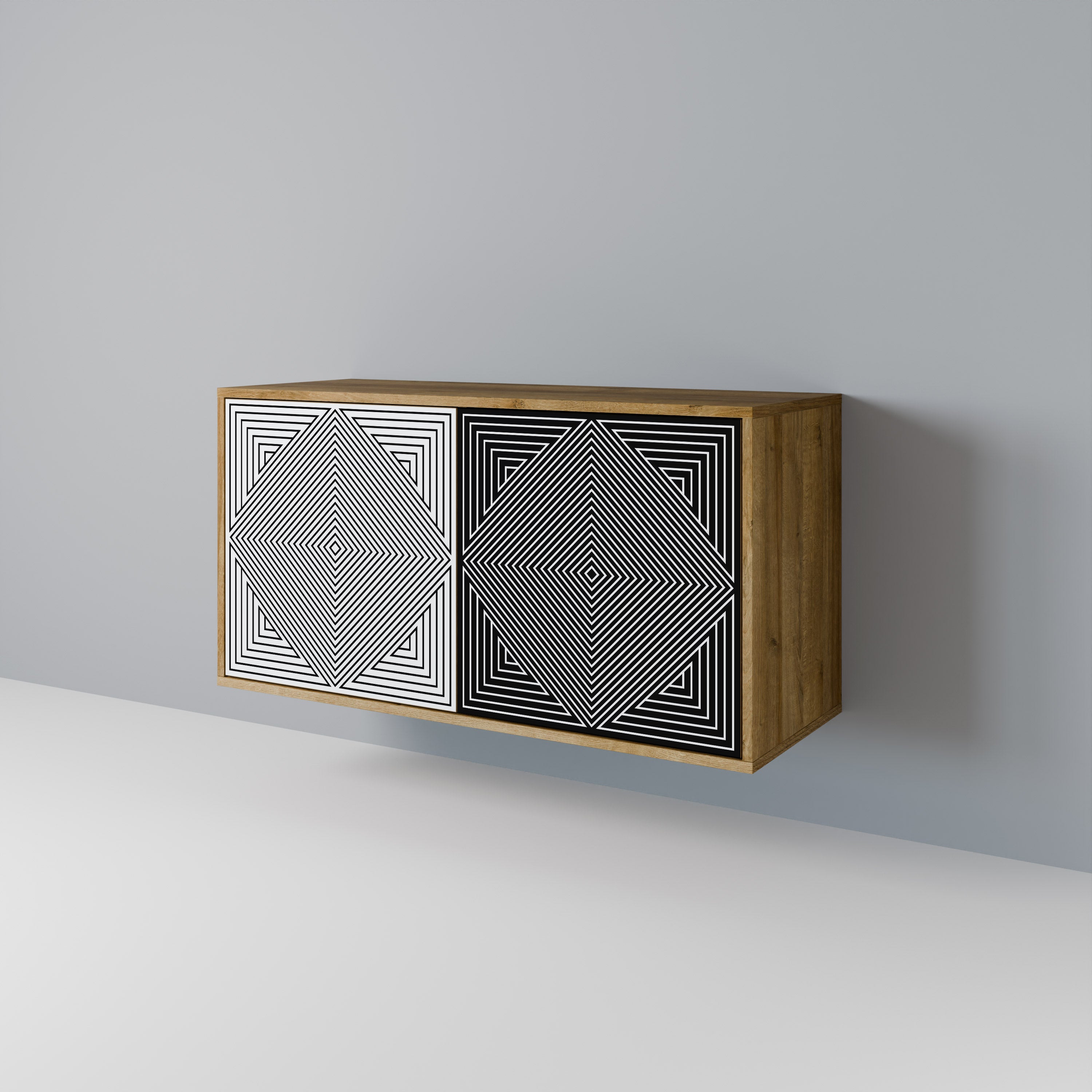 POLYGON ILLUSION 2-Door Sideboard