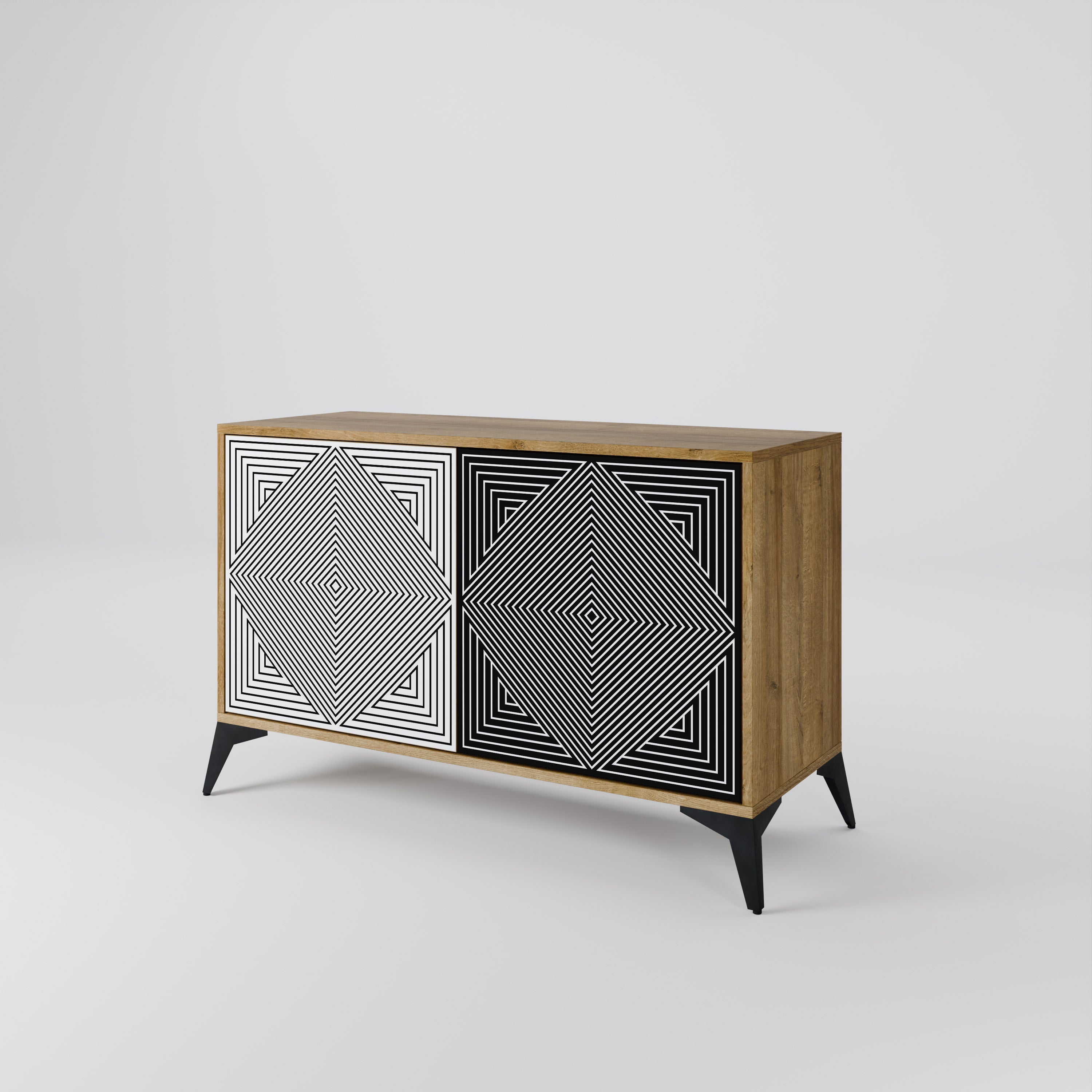 POLYGON ILLUSION 2-Door Sideboard