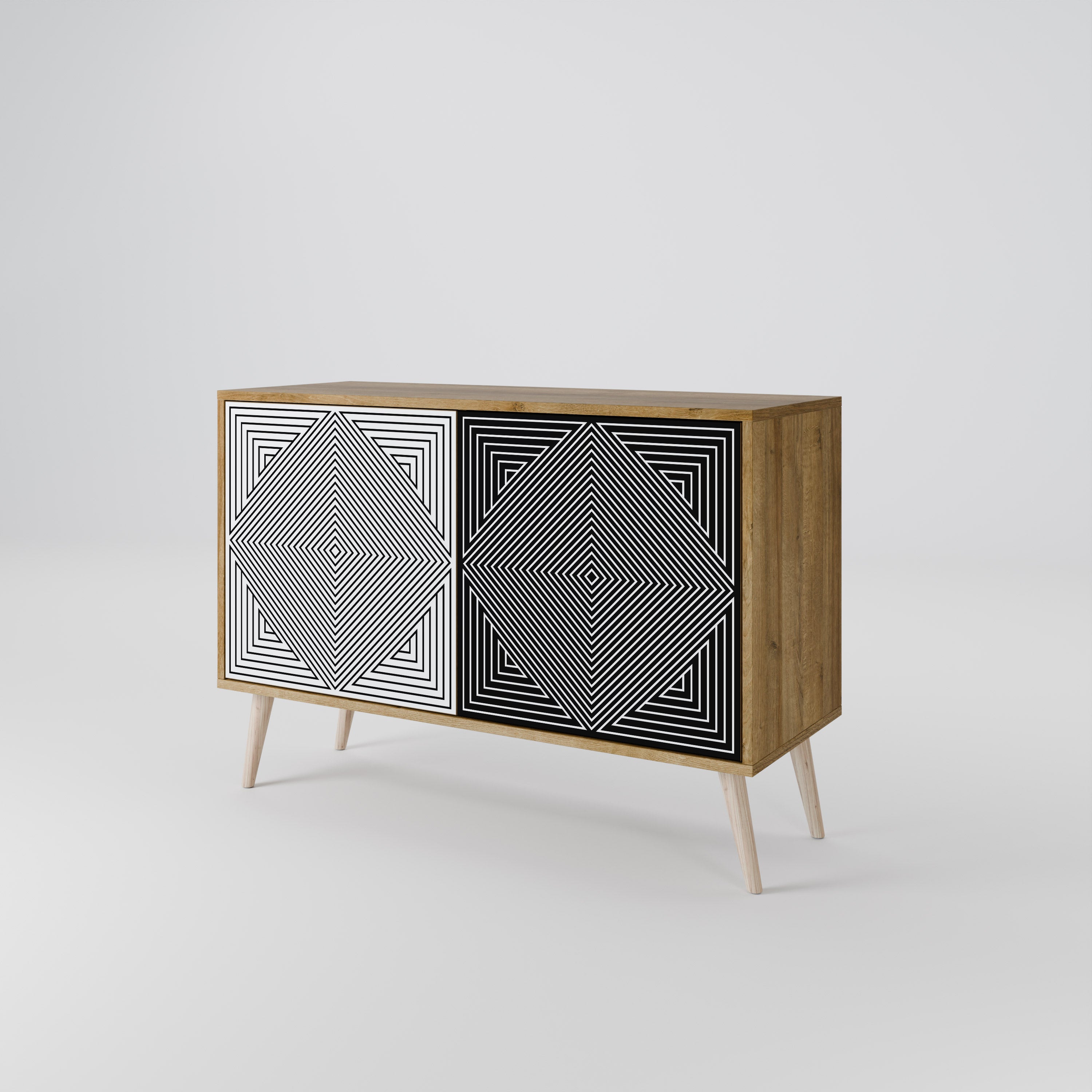 POLYGON ILLUSION 2-Door Sideboard