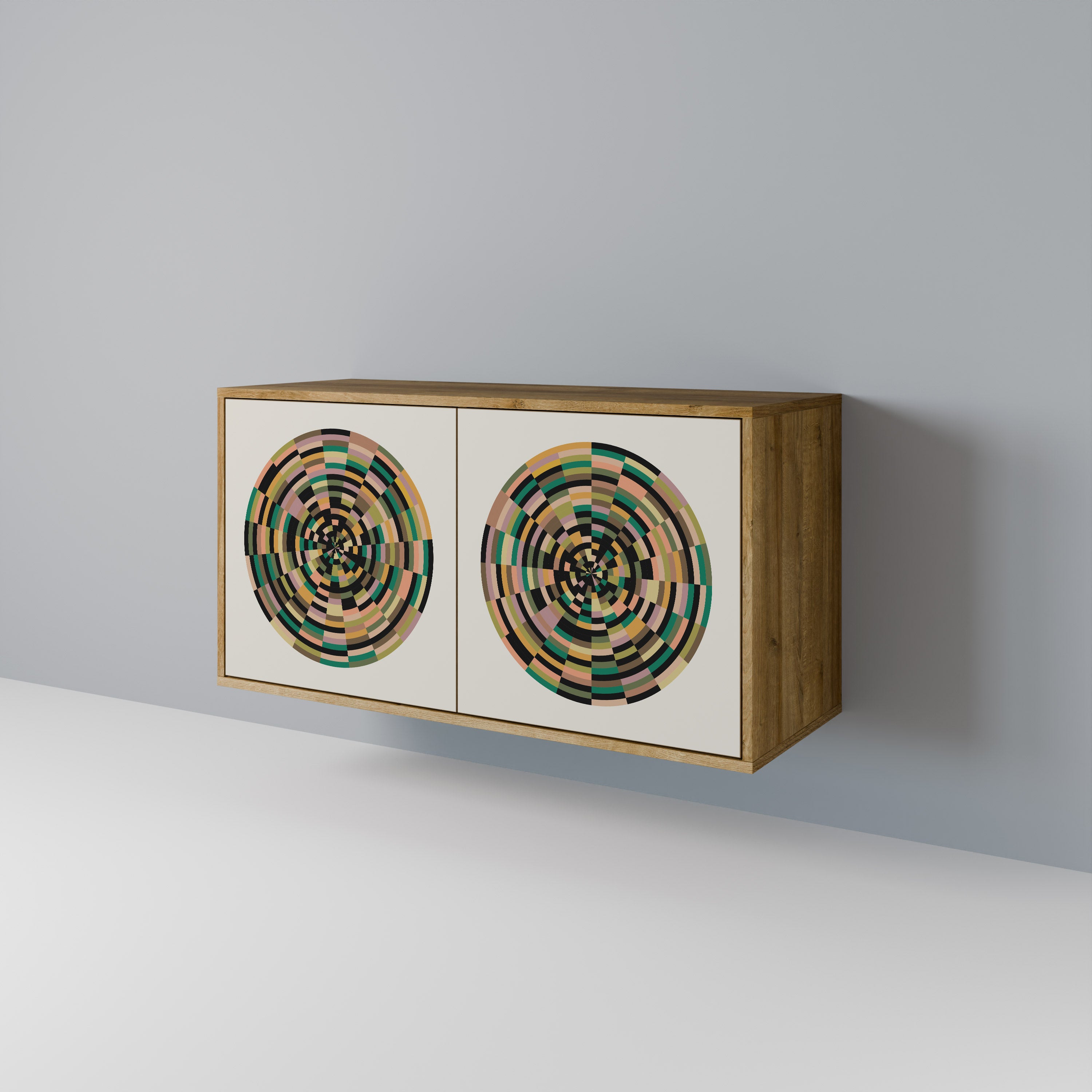 GREEN CIRCLES 2-Door Sideboard