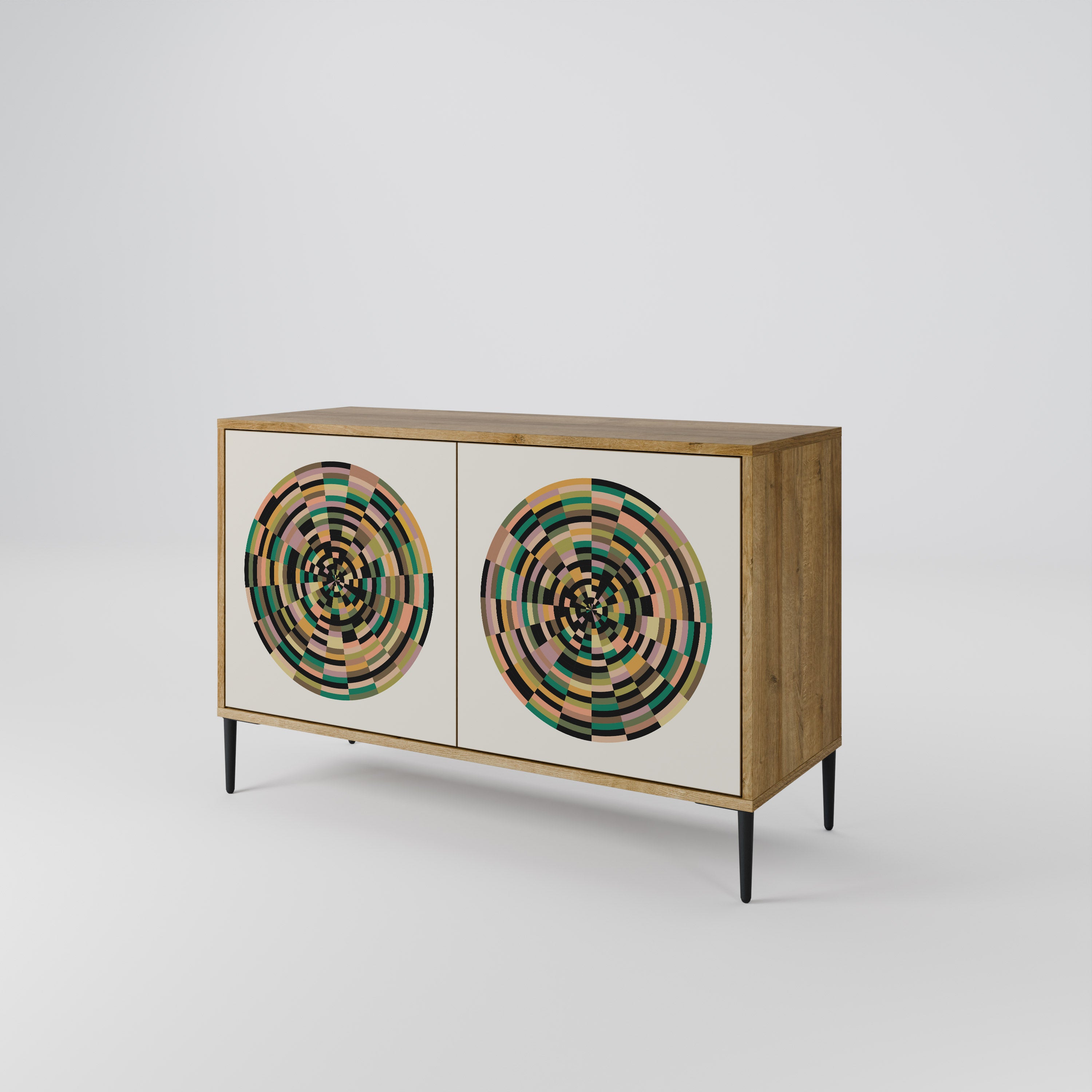GREEN CIRCLES 2-Door Sideboard