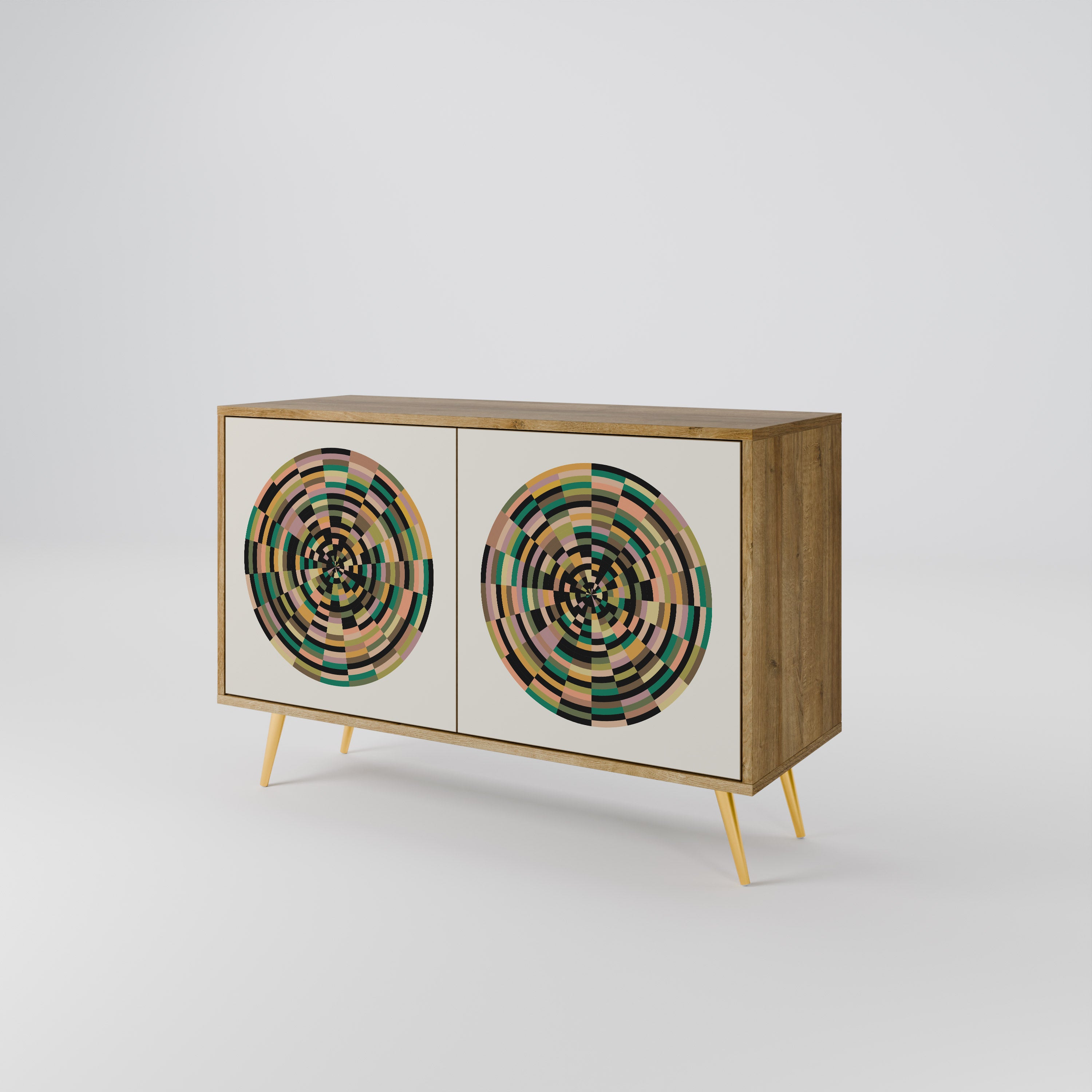 GREEN CIRCLES 2-Door Sideboard