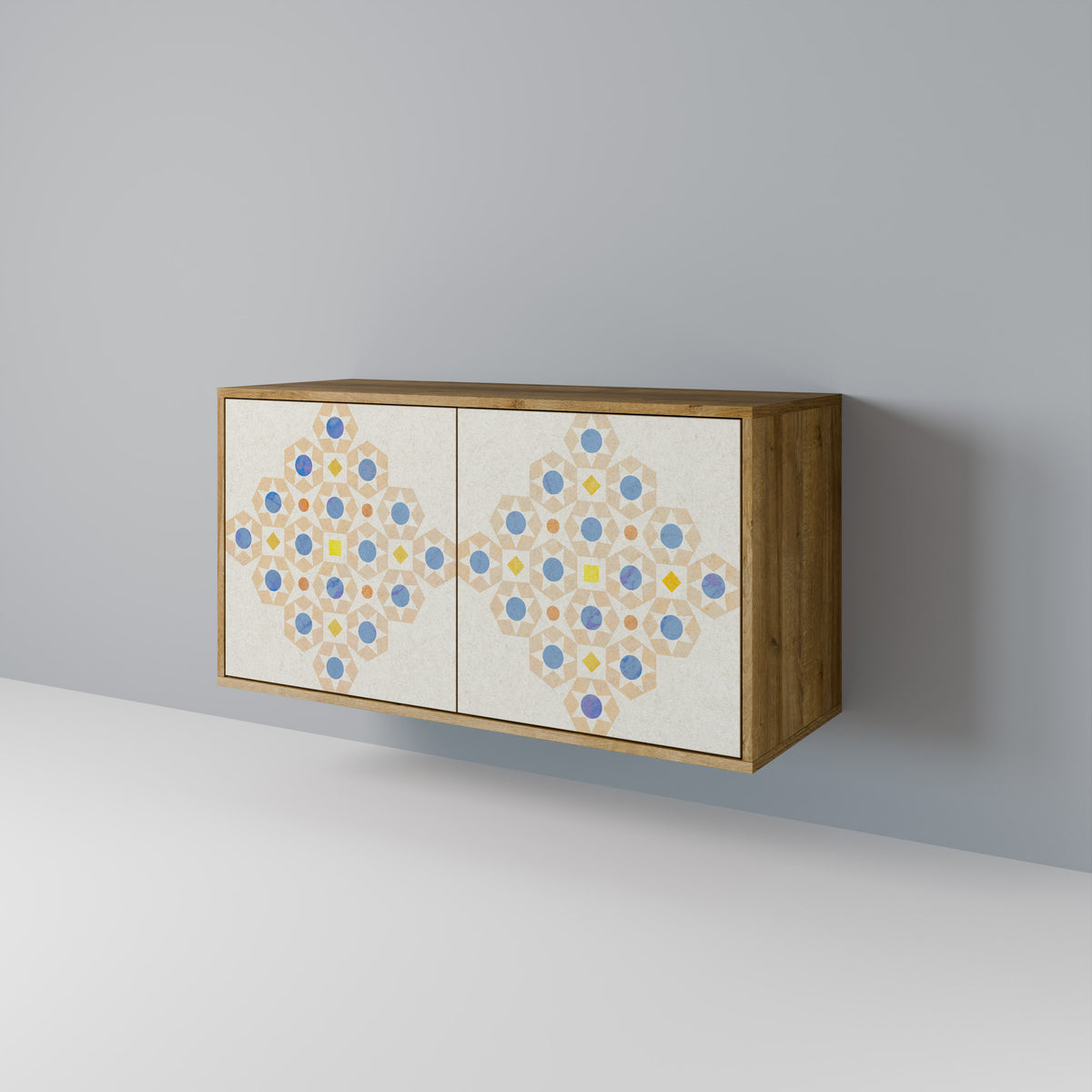 PATTERNED PRISM Dvoudveřová komoda
