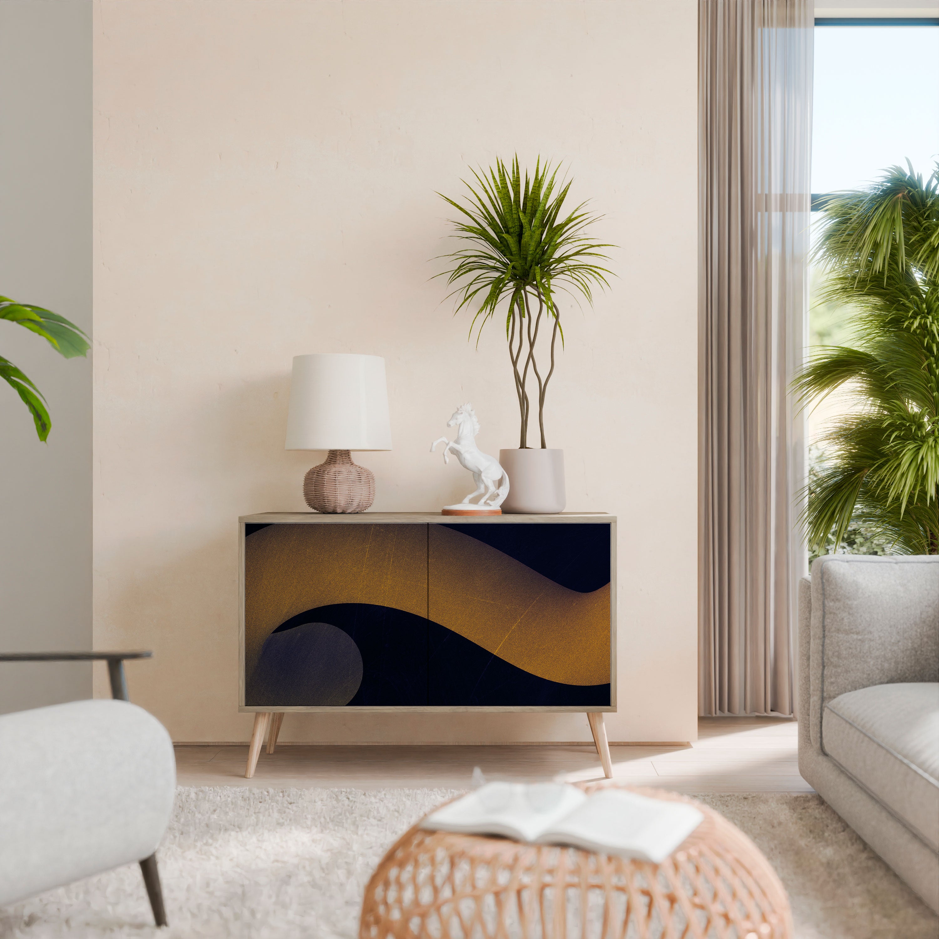 HOLLOW TIME 2-Door Sideboard