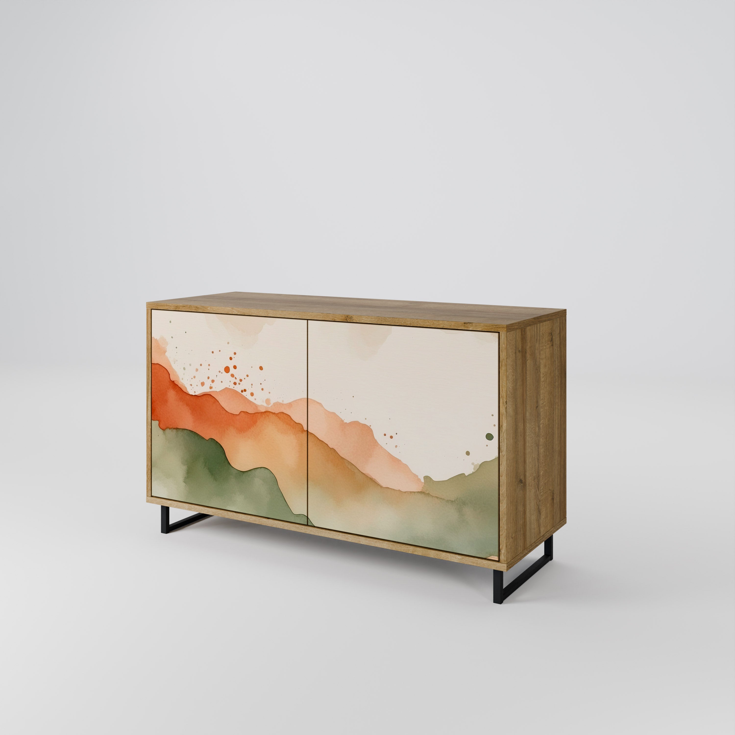 WATERCOLOUR PEAKS 2-Door Sideboard