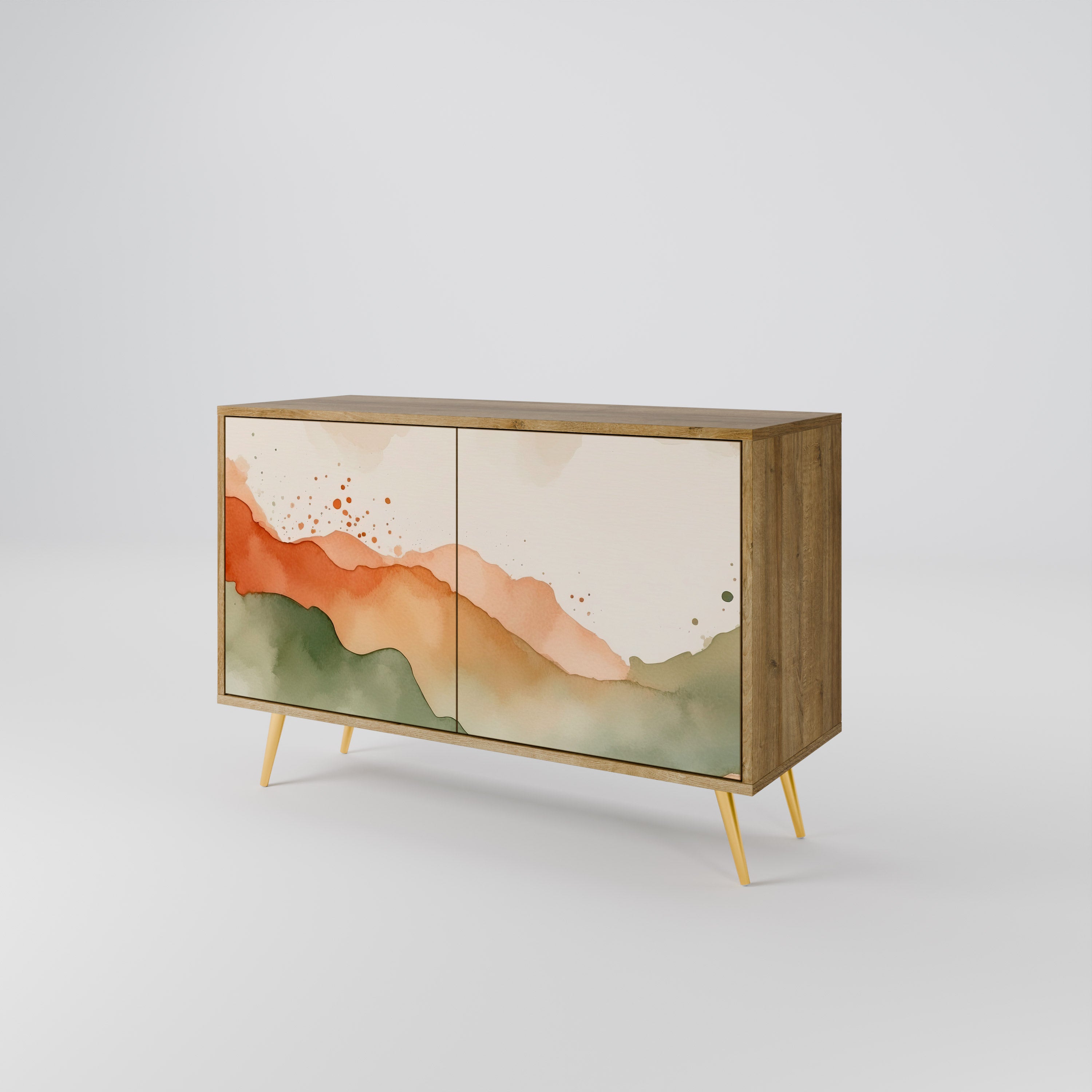 WATERCOLOUR PEAKS 2-Door Sideboard