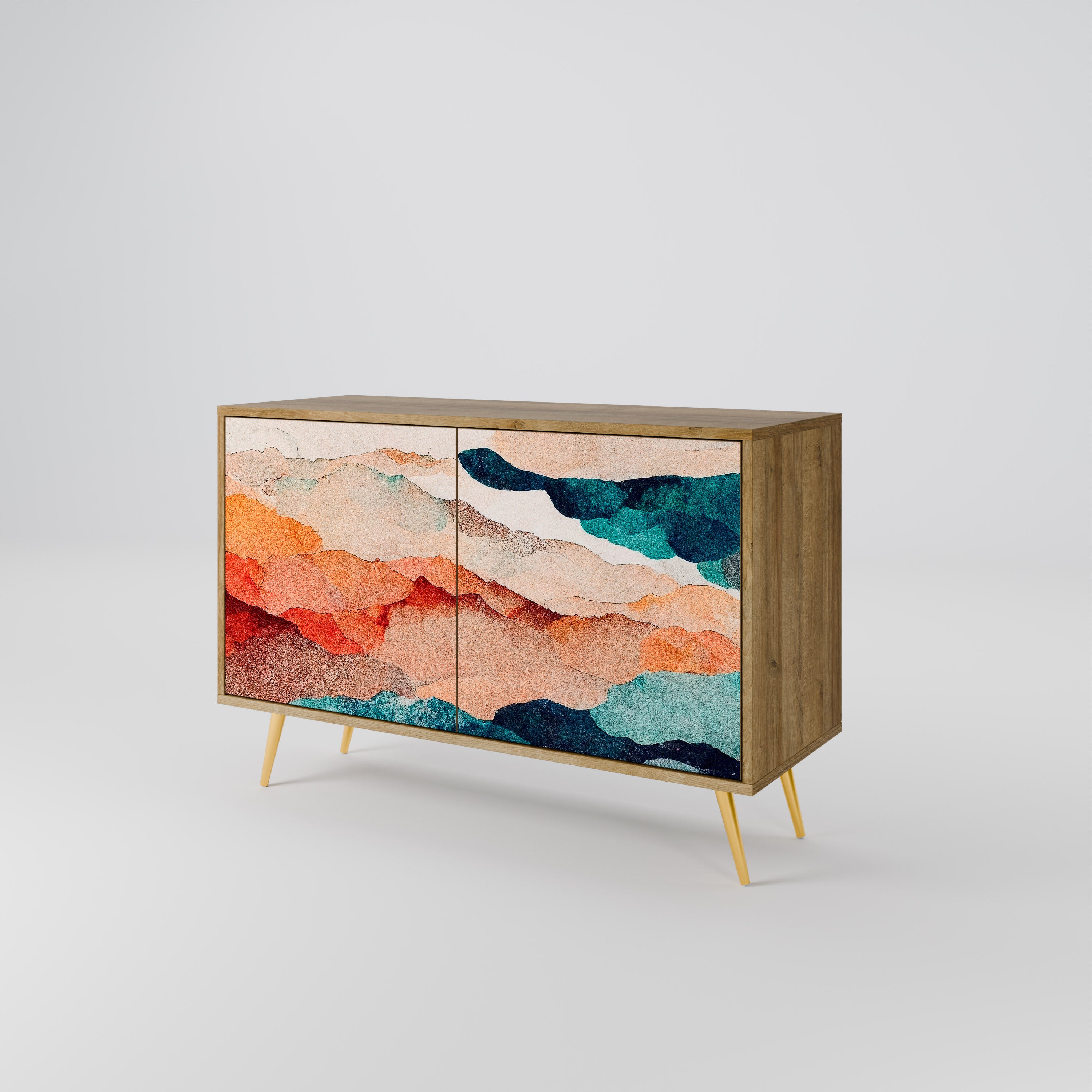 ABSTRACT LANDSCAPE 2-Door Sideboard