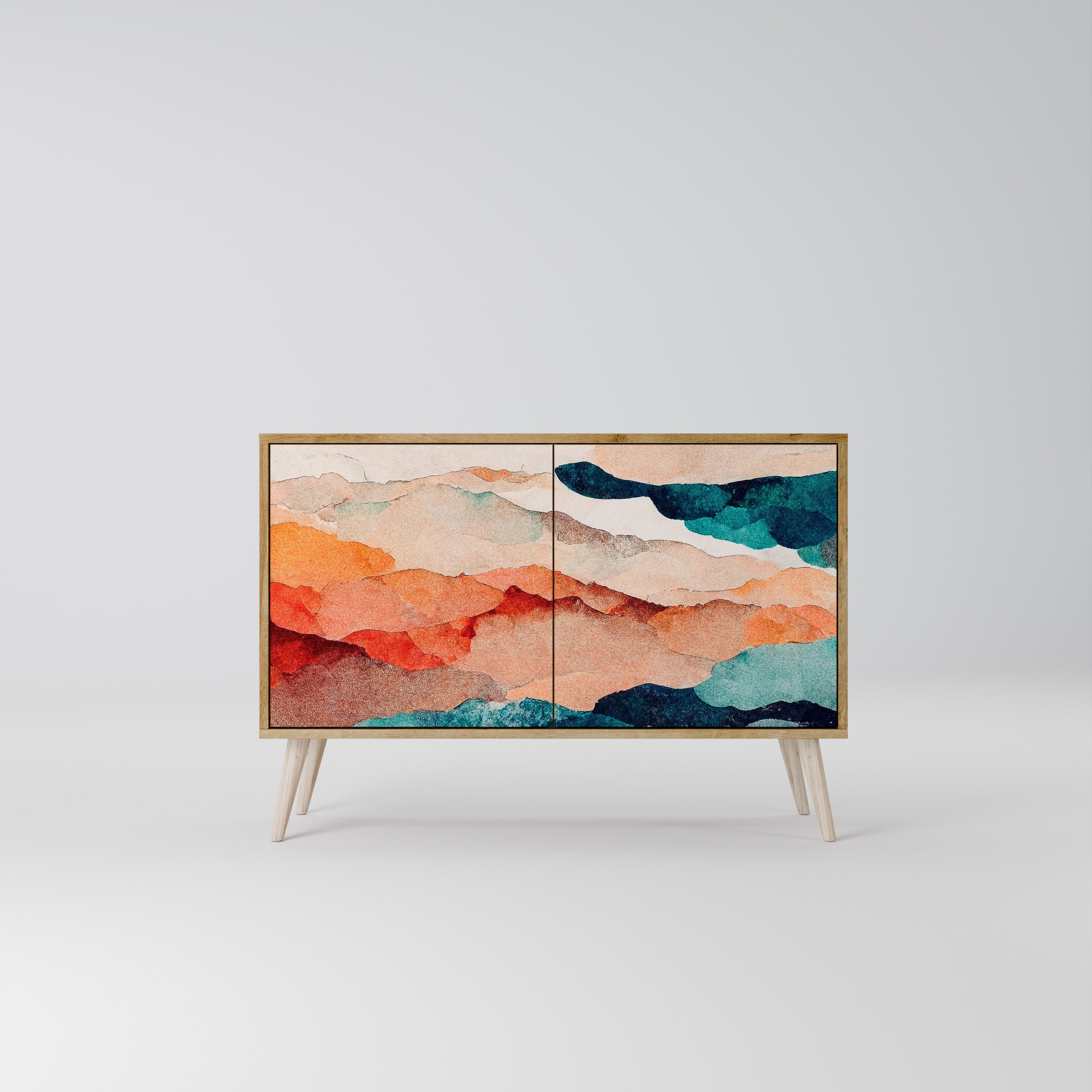 ABSTRACT LANDSCAPE 2-Door Sideboard