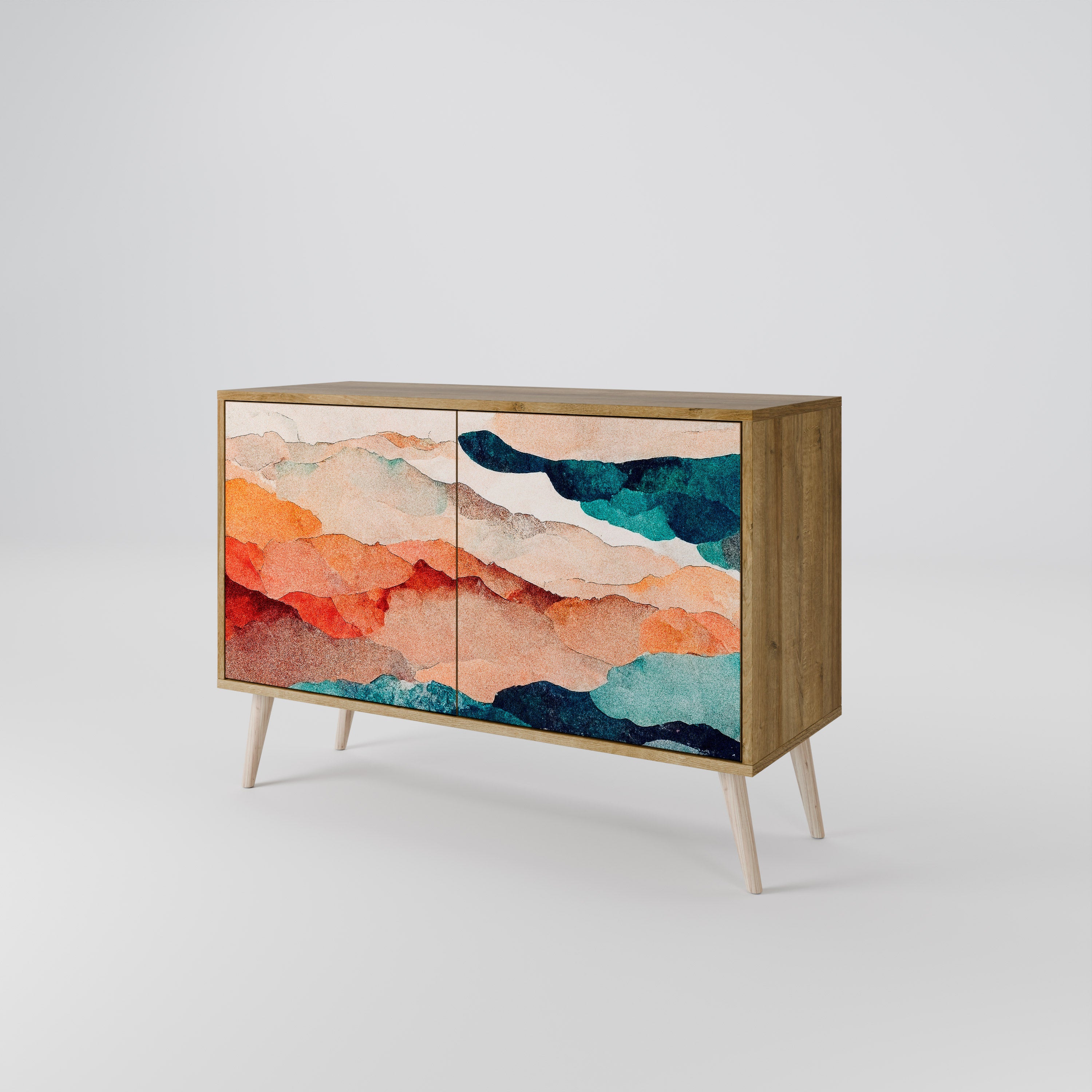 ABSTRACT LANDSCAPE 2-Door Sideboard