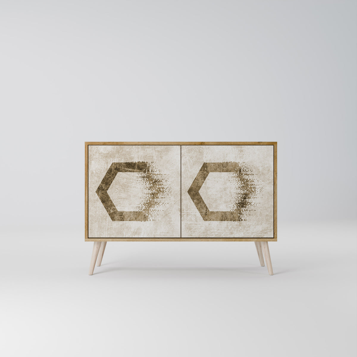HEXAGONAL SHAPES Dvoudveřová komoda
