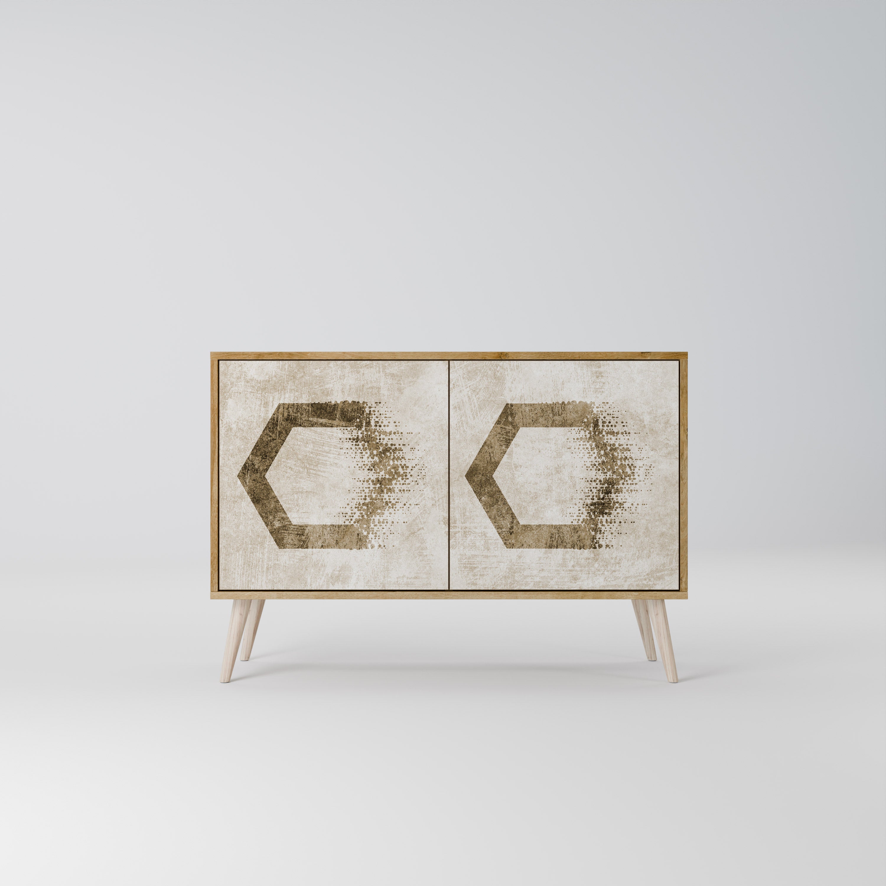HEXAGONAL SHAPES 2-Door Sideboard